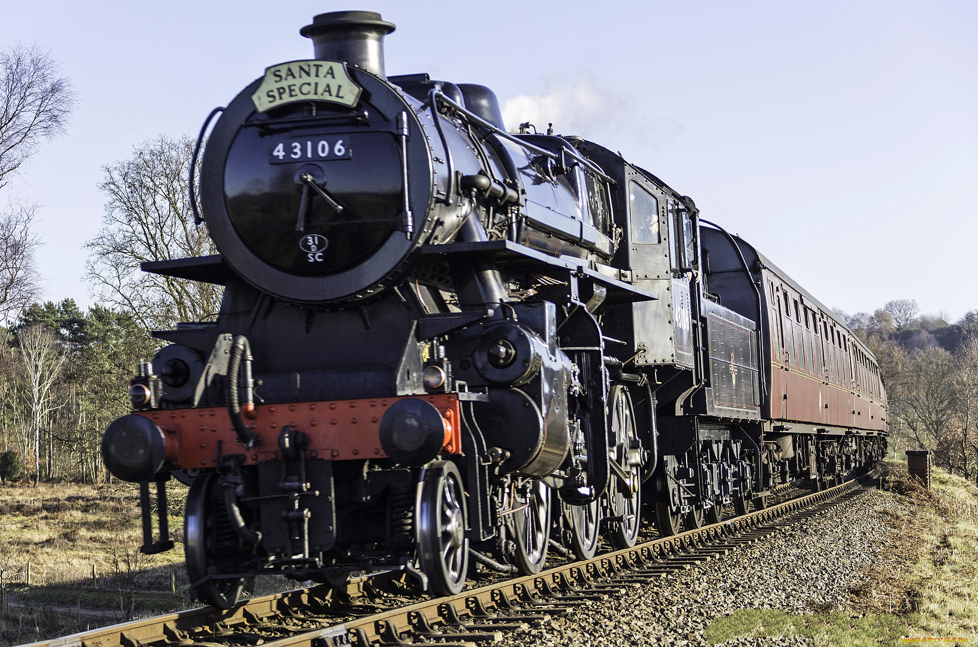 техника, паровозы, железная, дорога, рельсы, паровоз