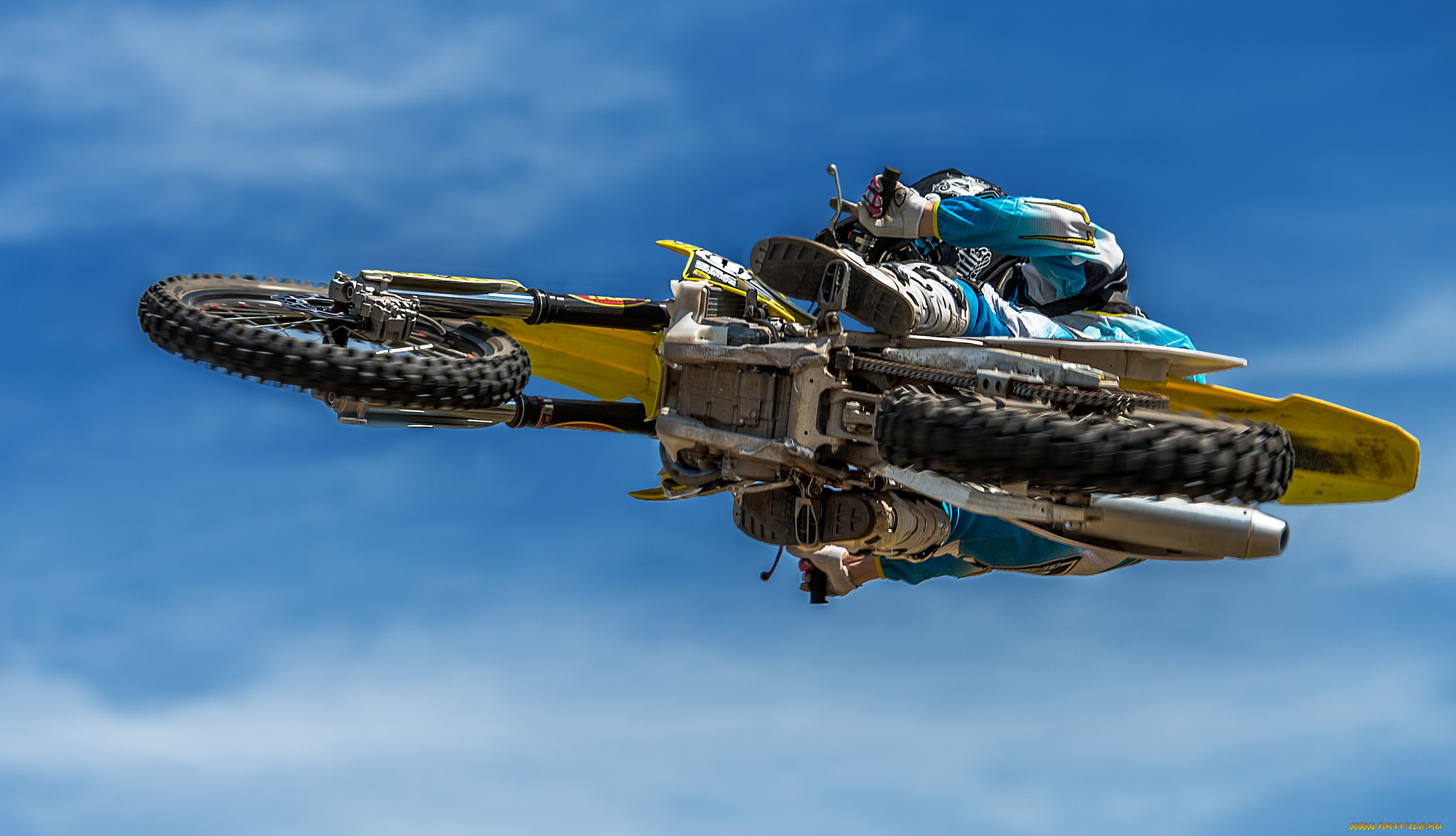 спорт, мотоспорт, байк, прыжок, гонщик