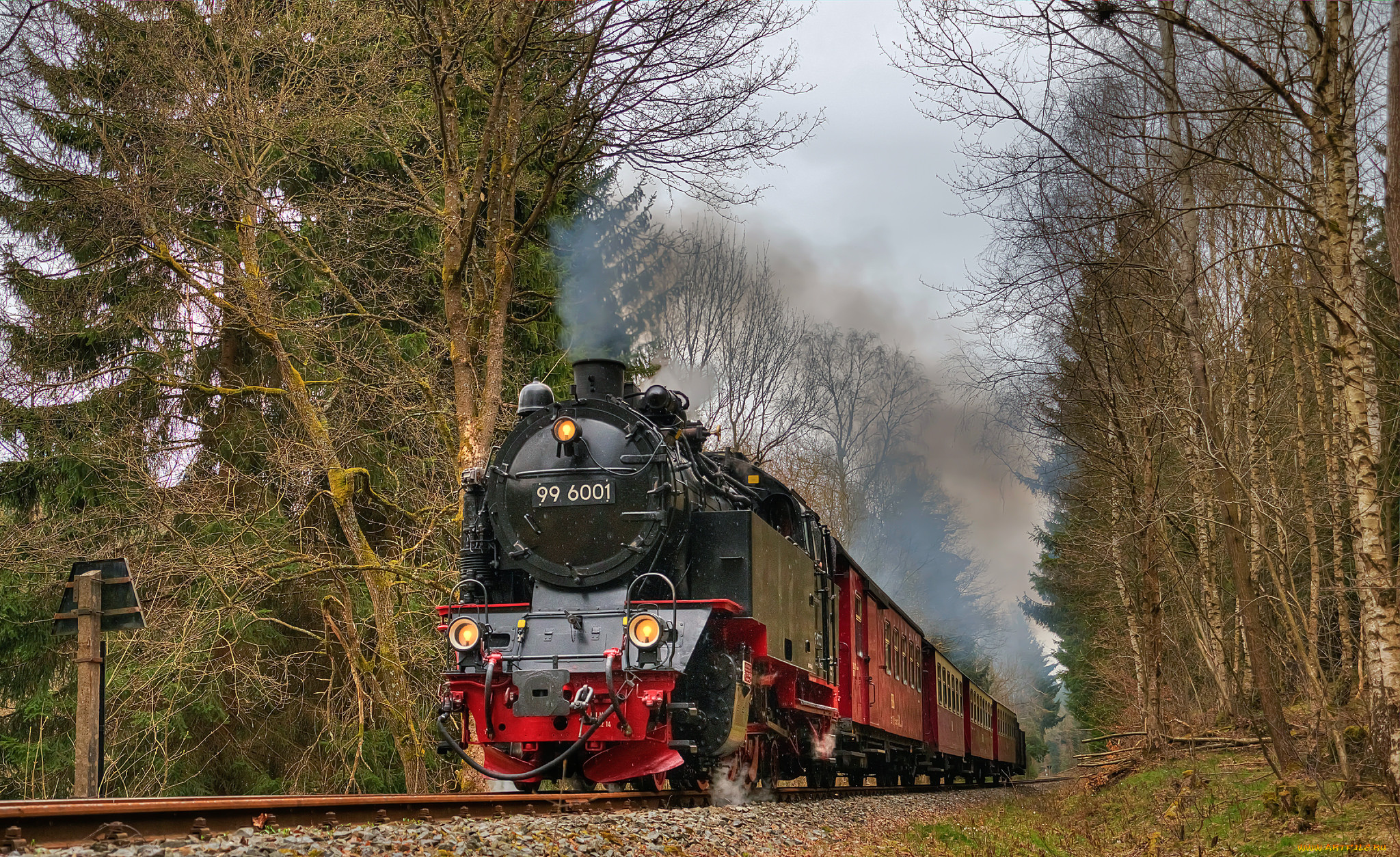 техника, паровозы, железная, дорога, рельсы, паровоз