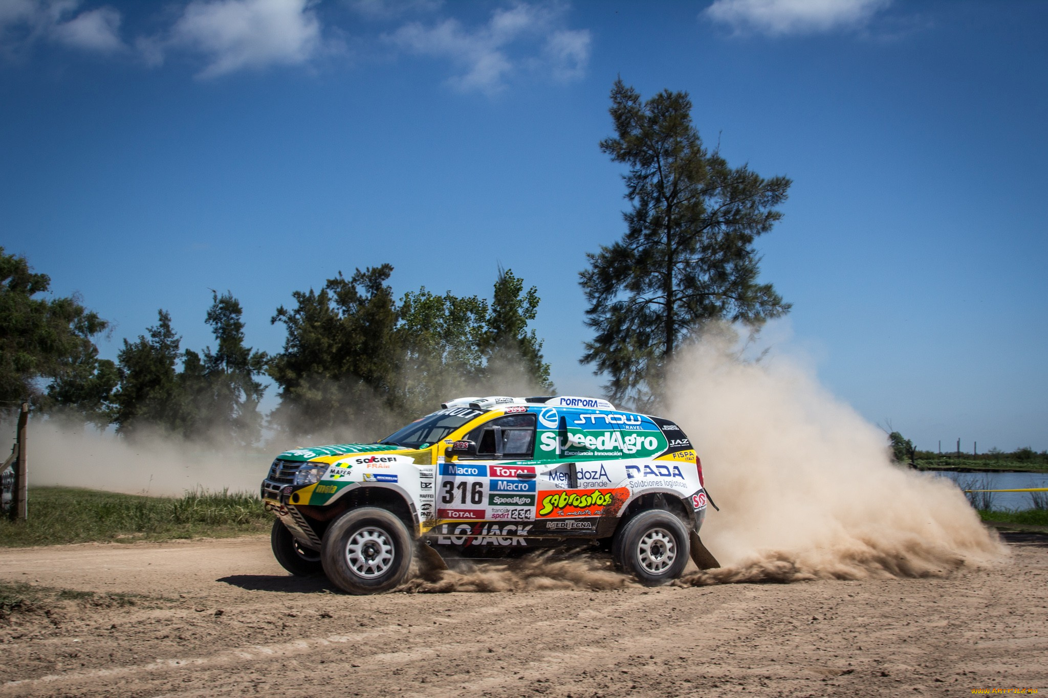 спорт, авторалли, 2015г, dakar, rally, duster, renault