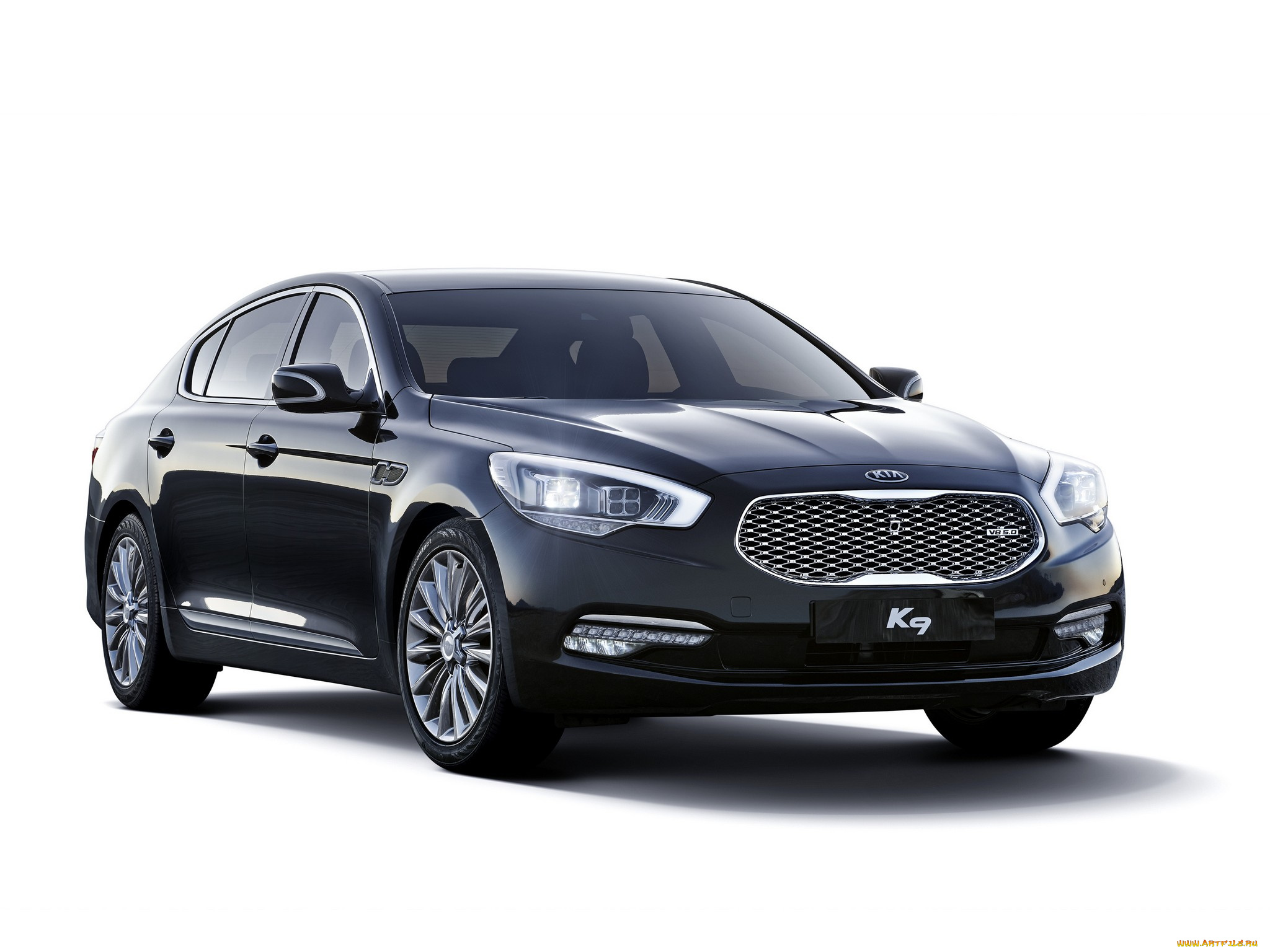 автомобили, kia, темный, 2014г, k9, quantum