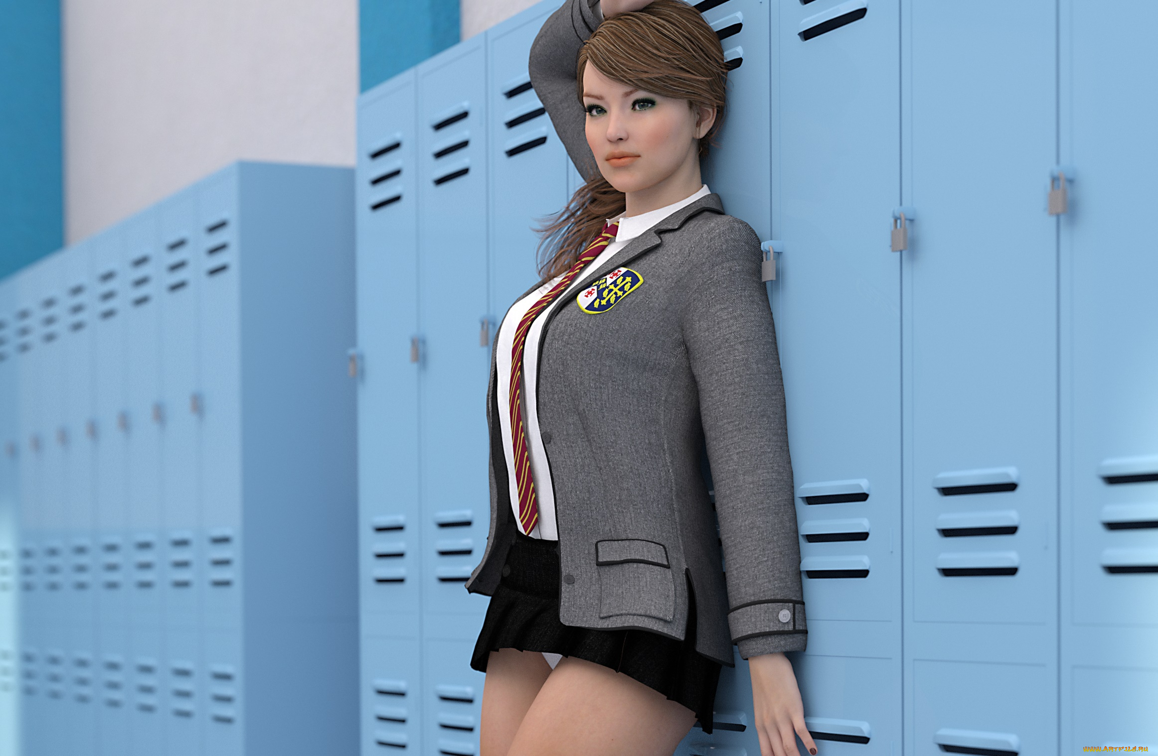 3д, графика, люди, , people, фон, взгляд, девушка