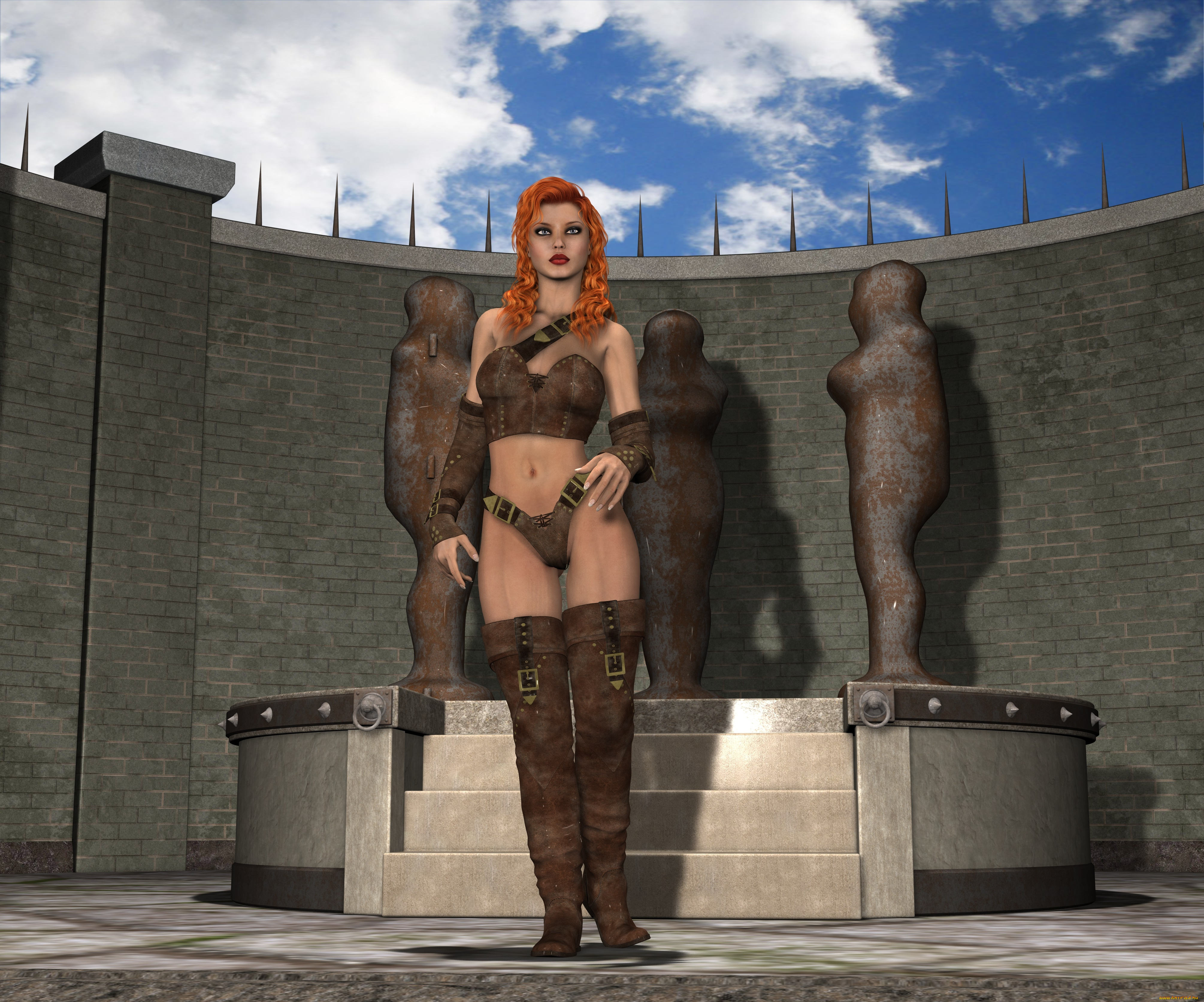 3д, графика, люди, , people, взгляд, фон, девушка