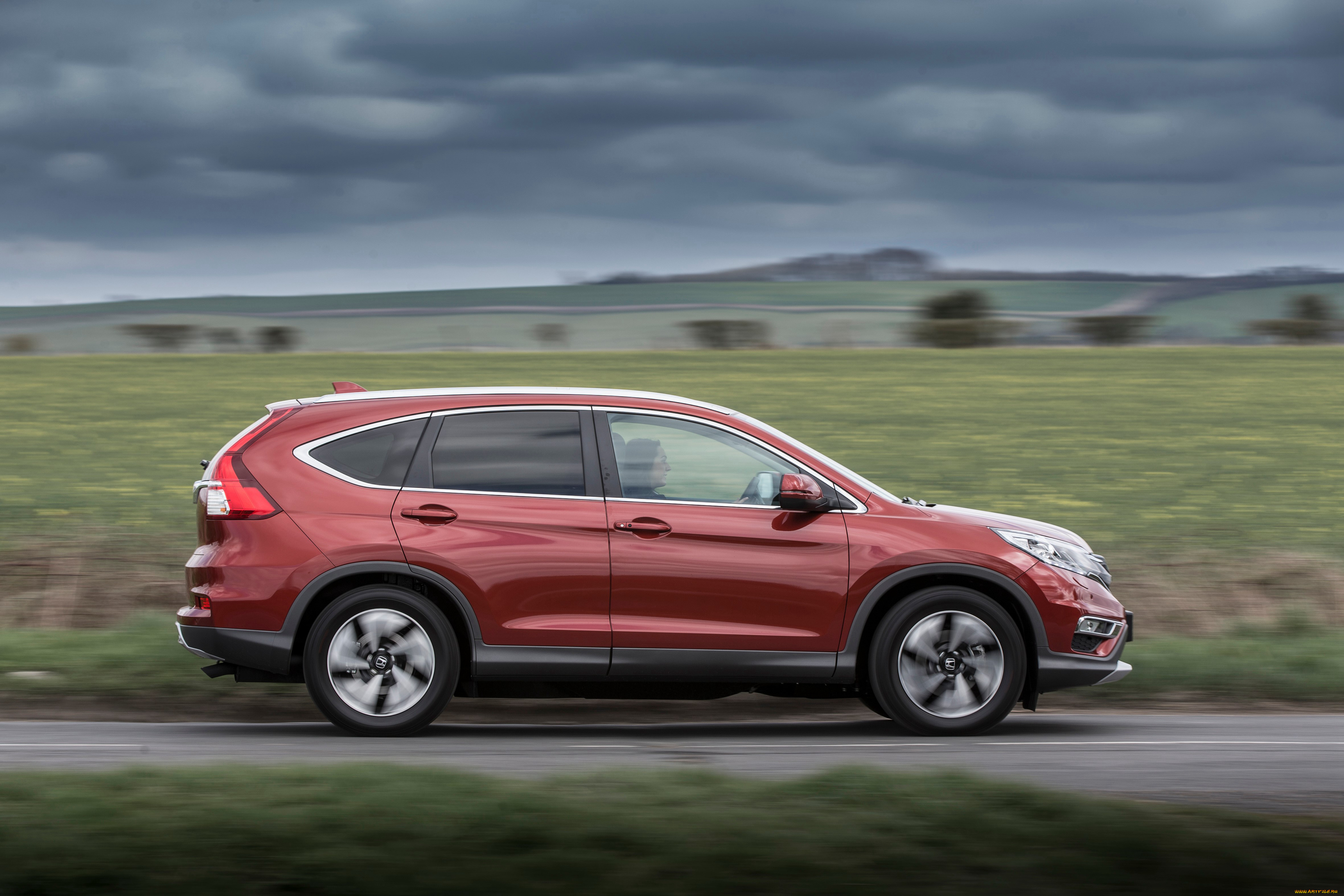 автомобили, honda, 2015г, rm, uk-spec, красный, cr-v