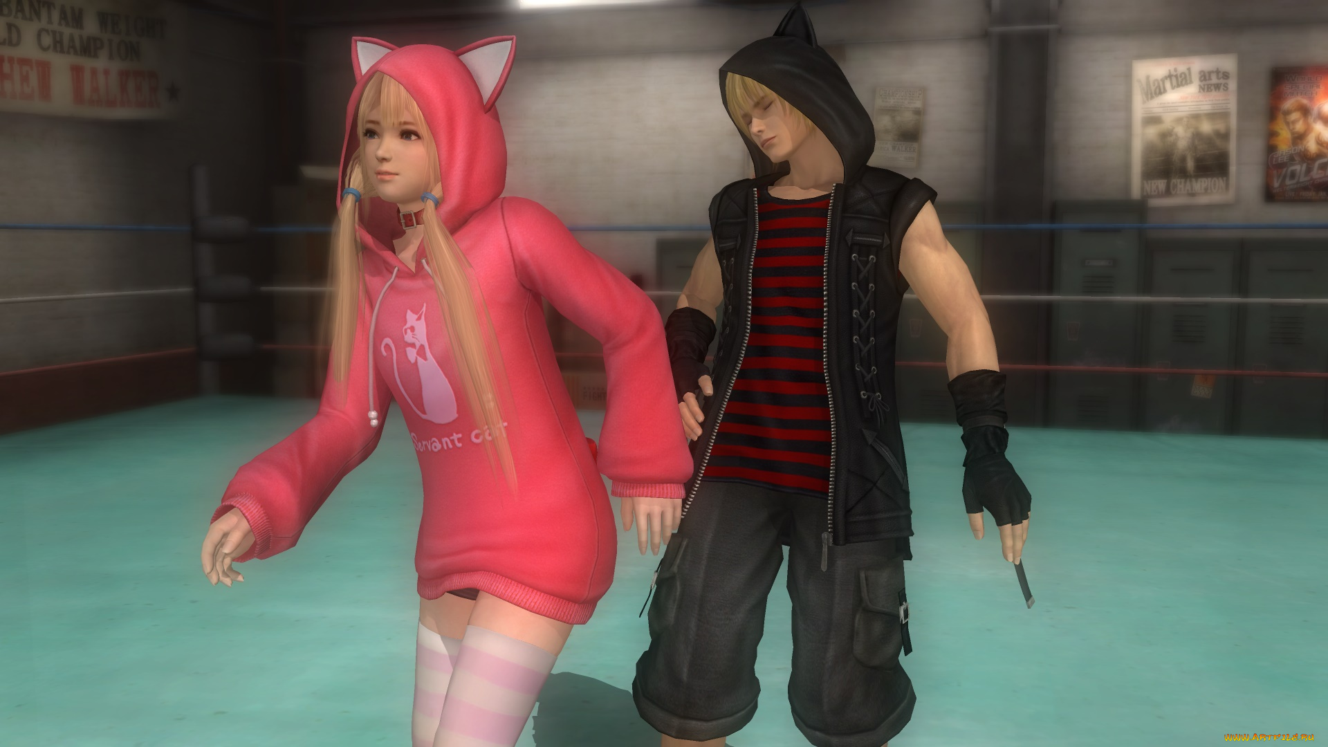 3д, графика, аниме, , anime, парень, фон, взгляд, девушка