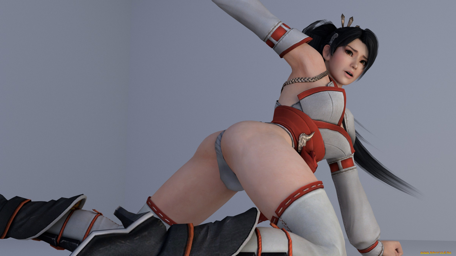 3д, графика, аниме, , anime, взгляд, девушка, фон