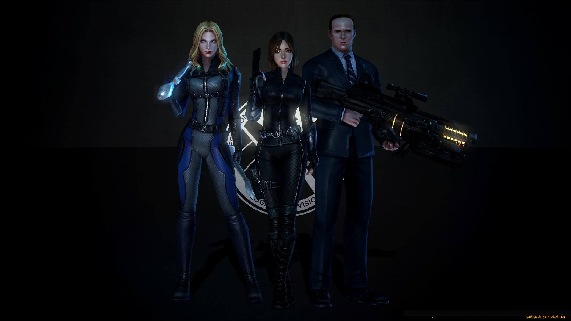 3д, графика, фантазия, , fantasy, оружие, фон, взгляд, девушки