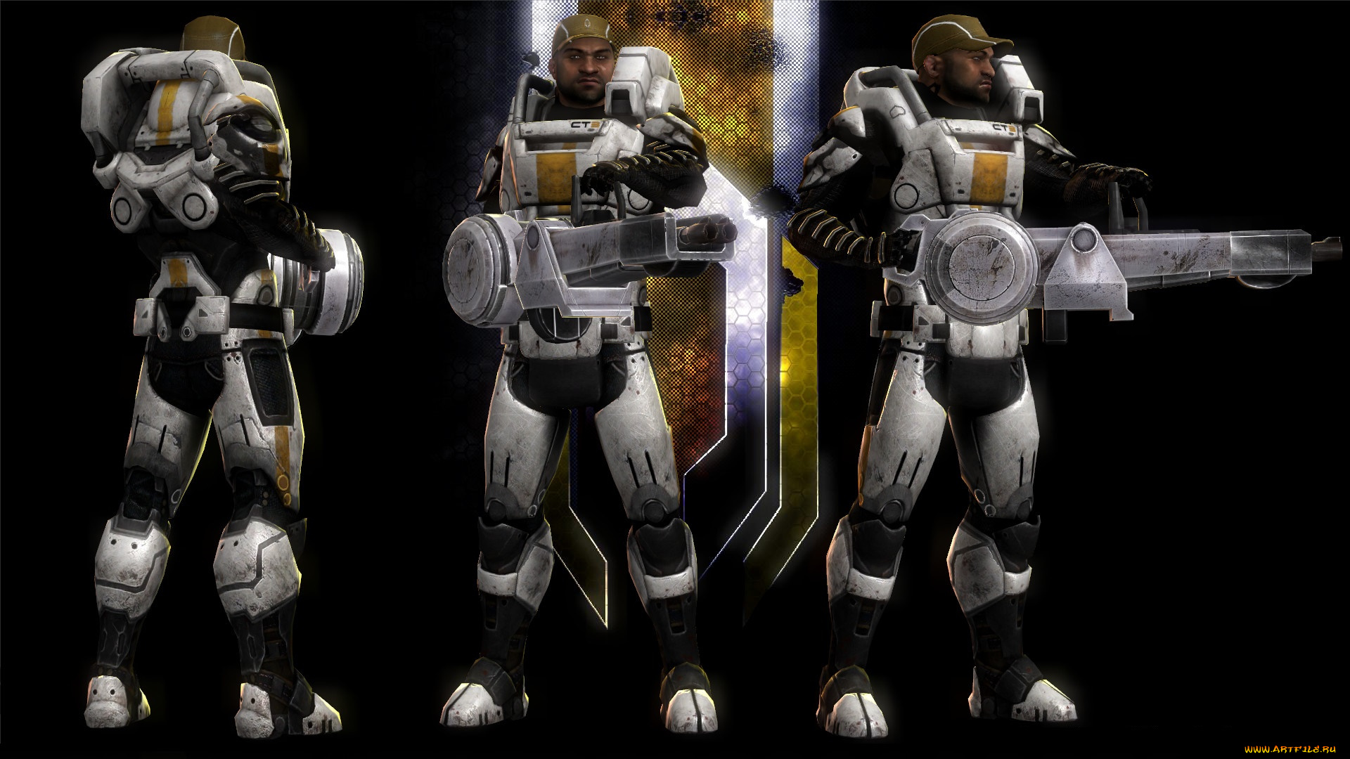 3д, графика, фантазия, , fantasy, оружие, фон, взгляд, мужчины