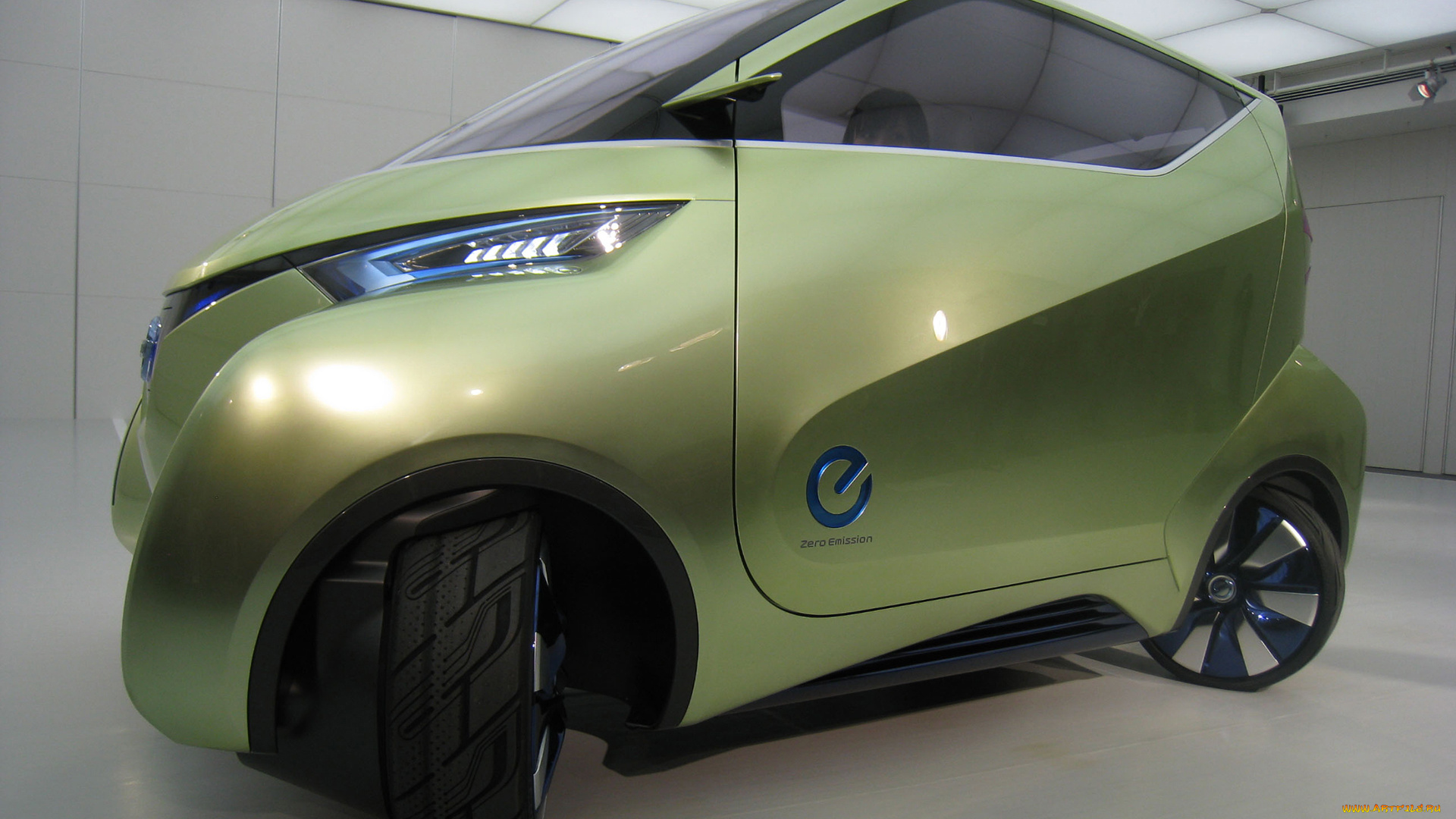nissan, pivo3, electric, concept, автомобили, выставки, и, уличные, фото, выставка, concept, electric, pivo3, nissan, автосалон