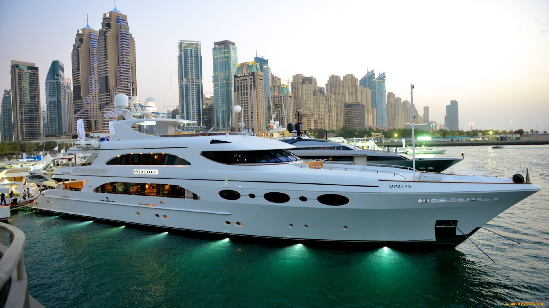 Яхта, корабли, Яхты, причал, роскошь