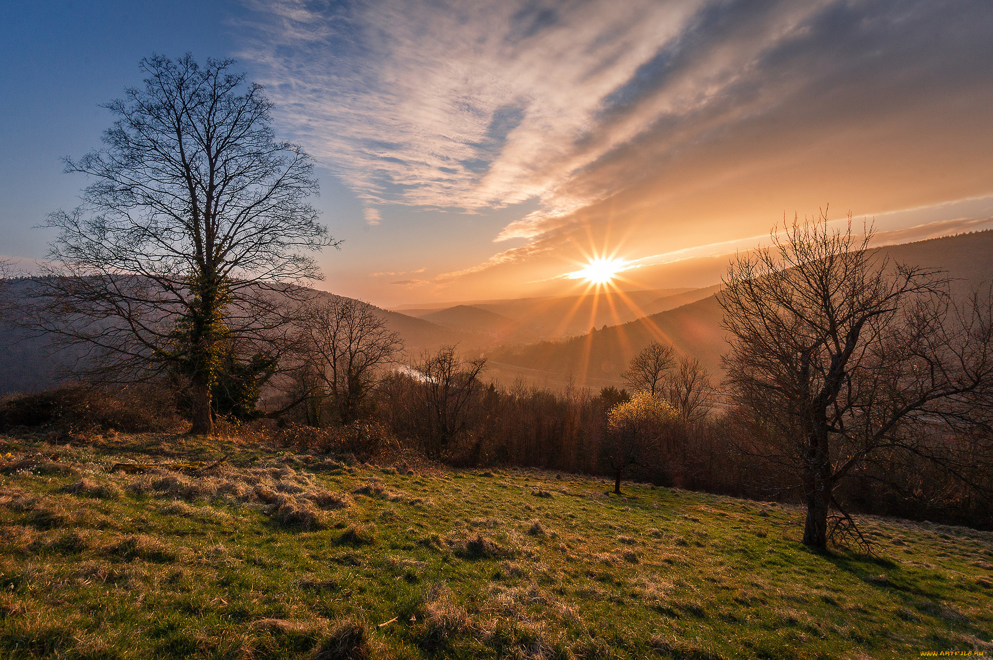 природа, восходы, закаты, рассвет