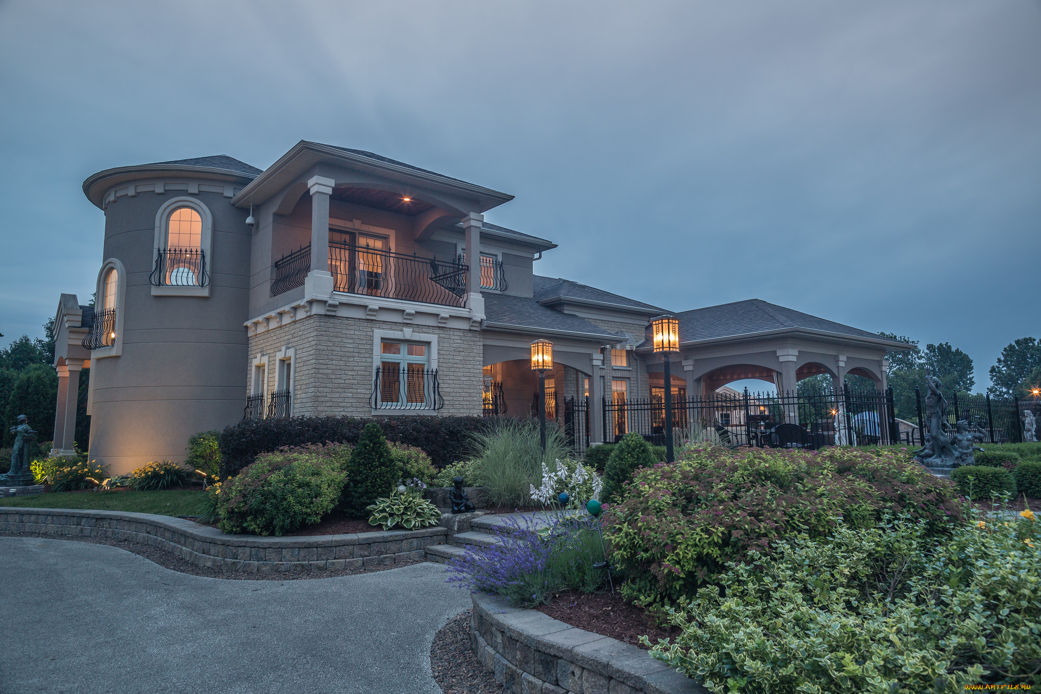 города, -, здания, , дома, вилла