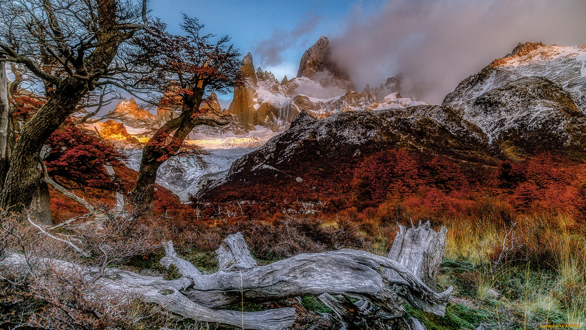 природа, горы, простор