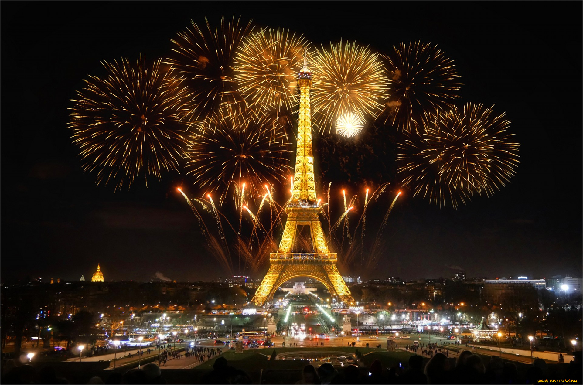 города, париж, , франция, простор