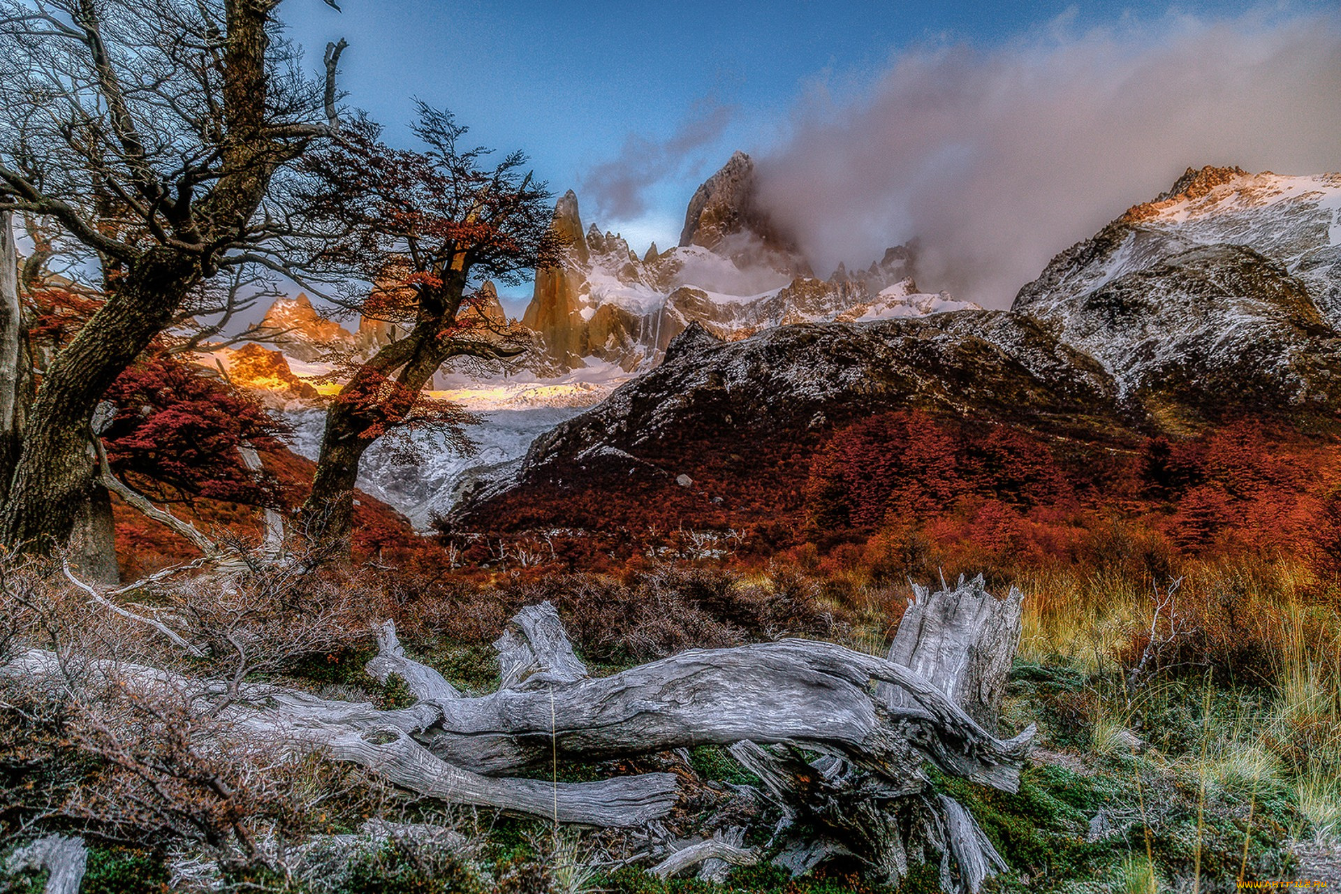 природа, горы, простор