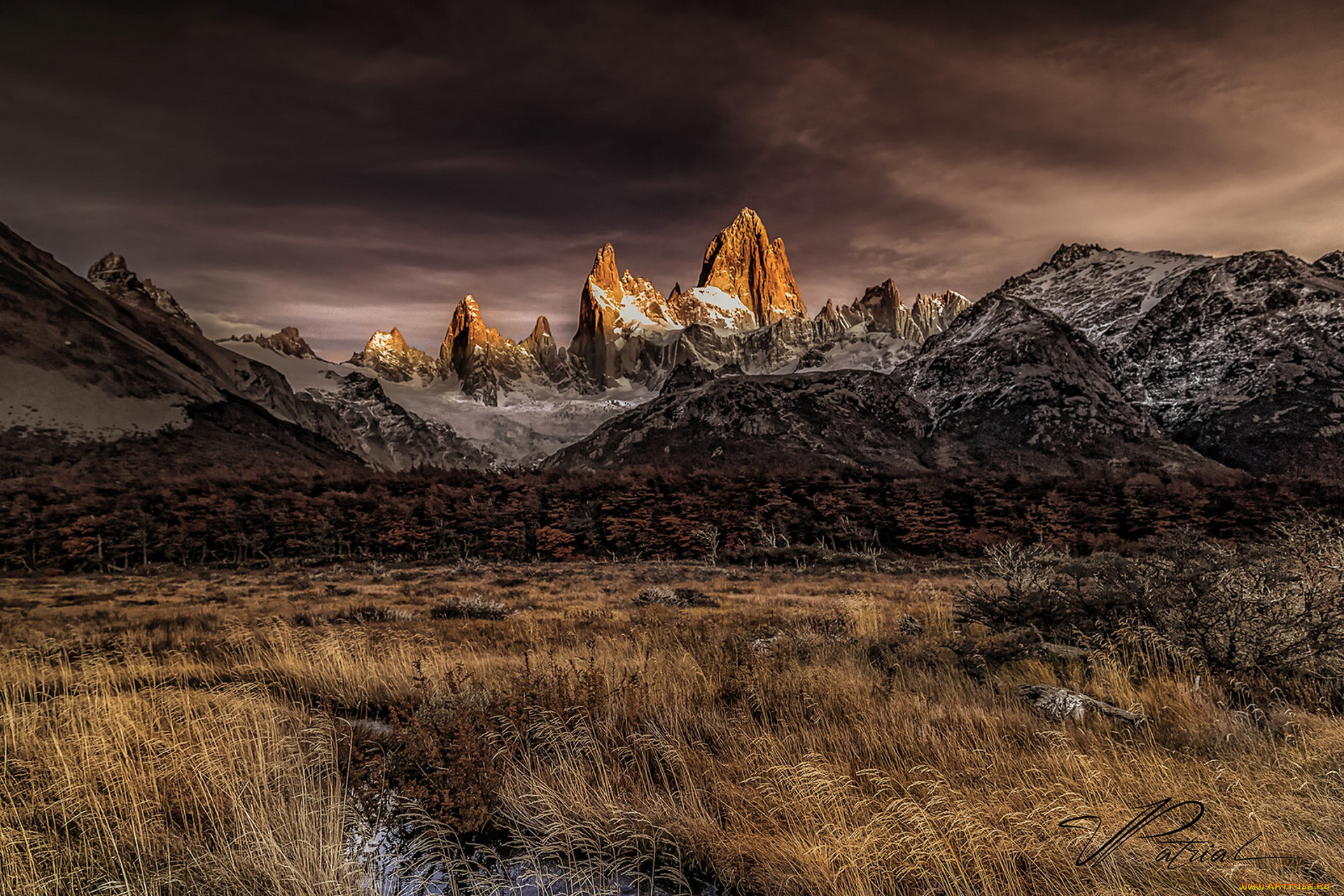 природа, горы, простор