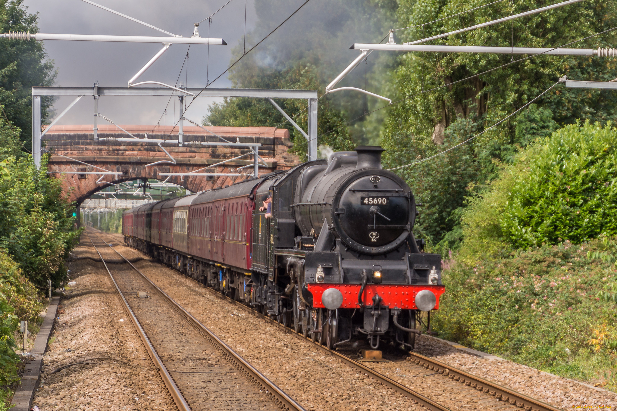 техника, паровозы, состав, локомотив