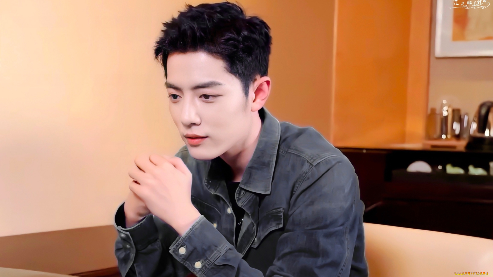 мужчины, xiao, zhan, актер, рубашка