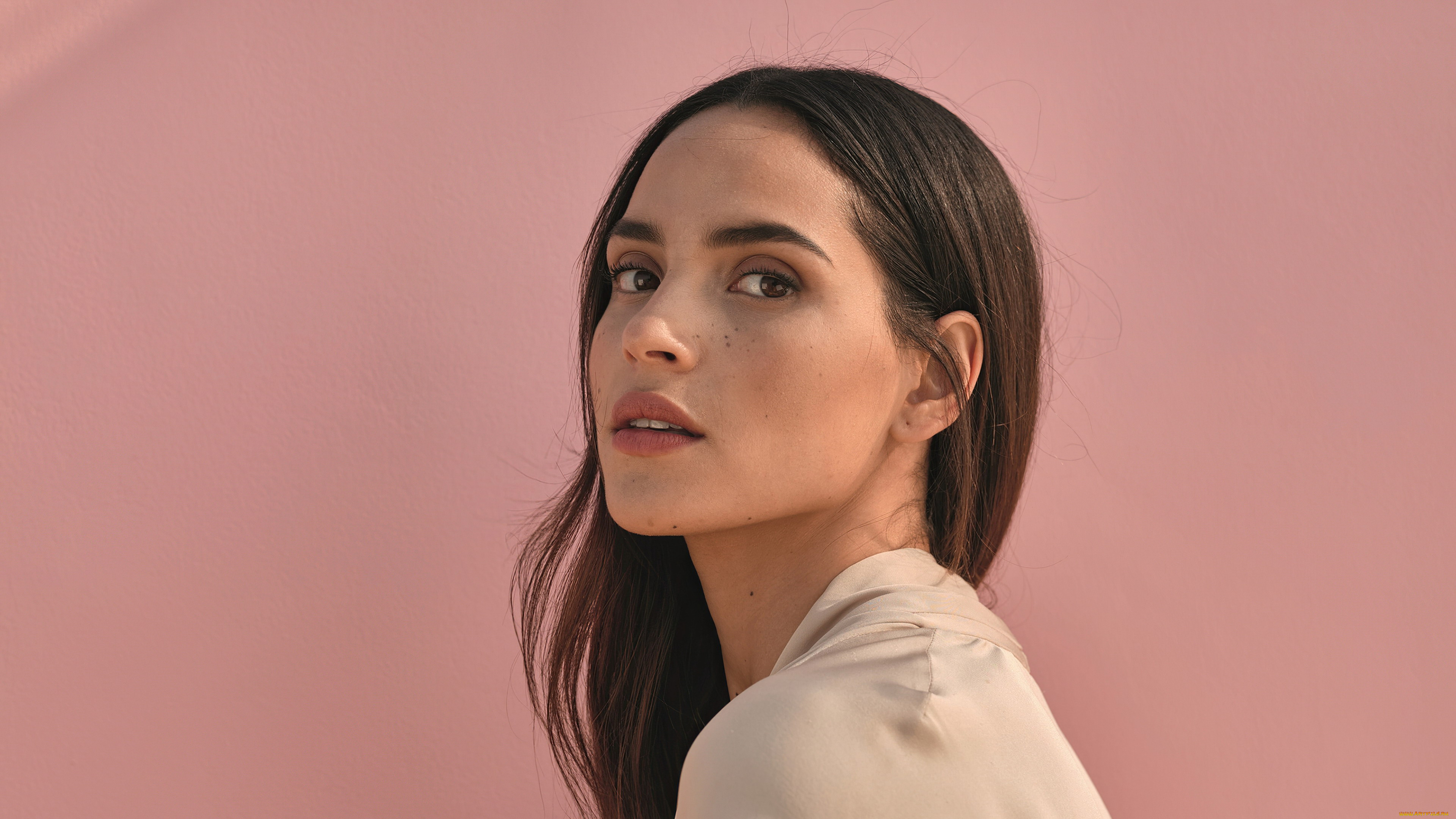 девушки, adria, arjona, лицо, шатенка