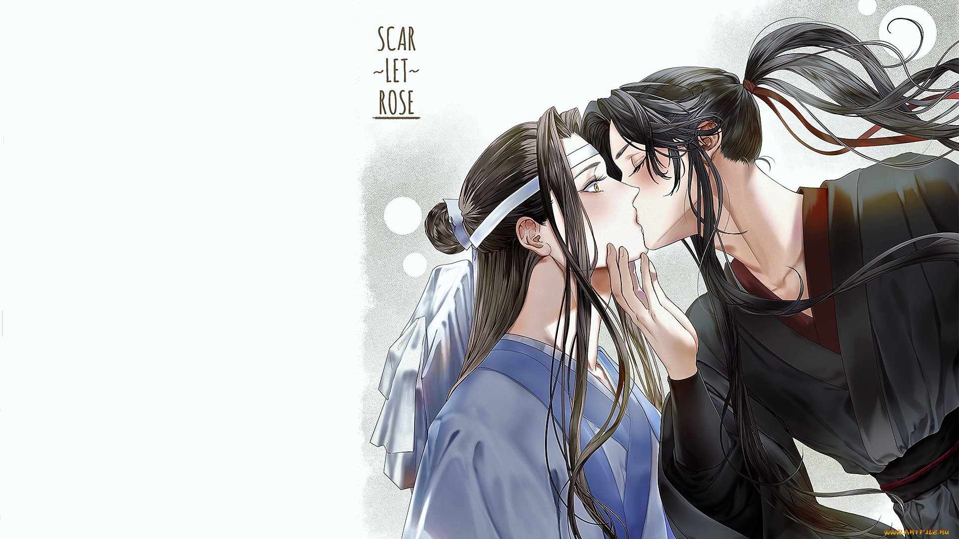 аниме, mo, dao, zu, shi, вэй, усянь, лань, ванцзи, поцелуй