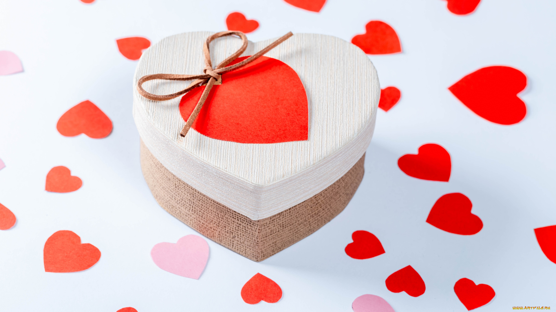 праздничные, подарки, и, коробочки, коробка, сердечки