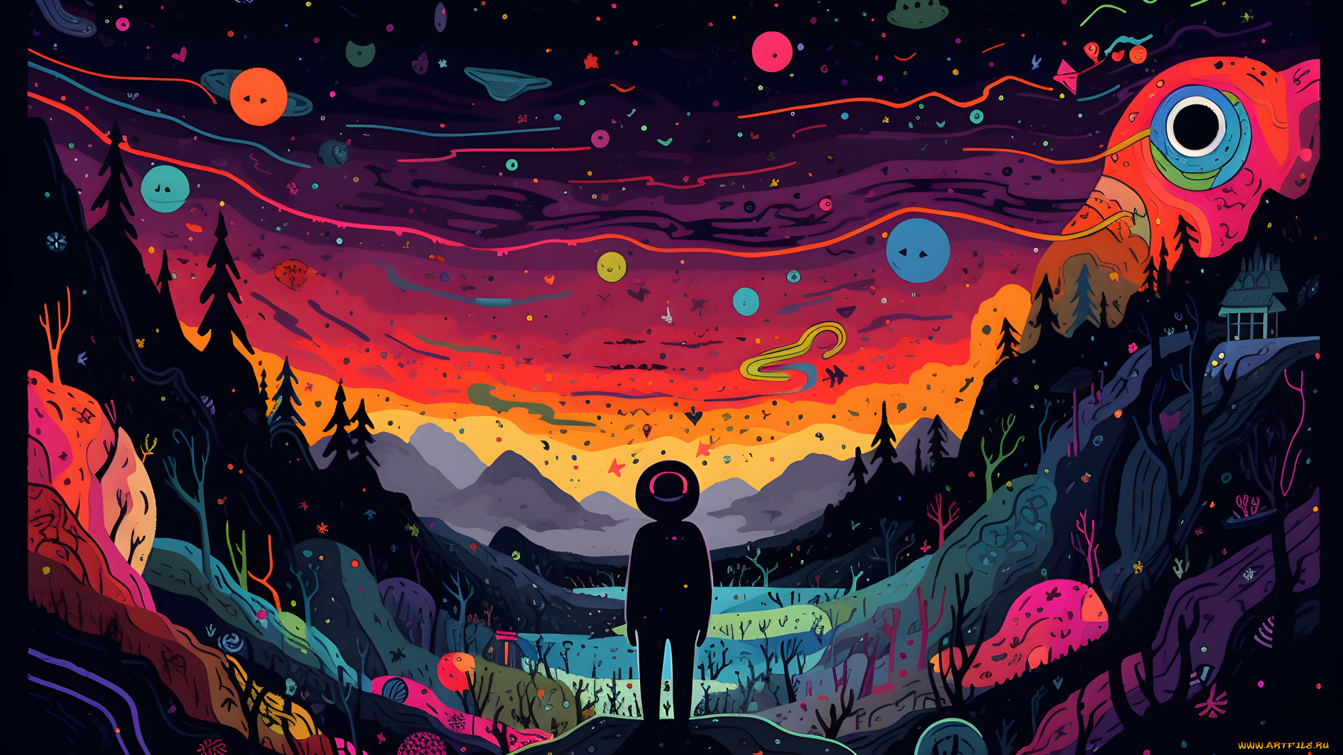 рисованное, -, другое, абстракция