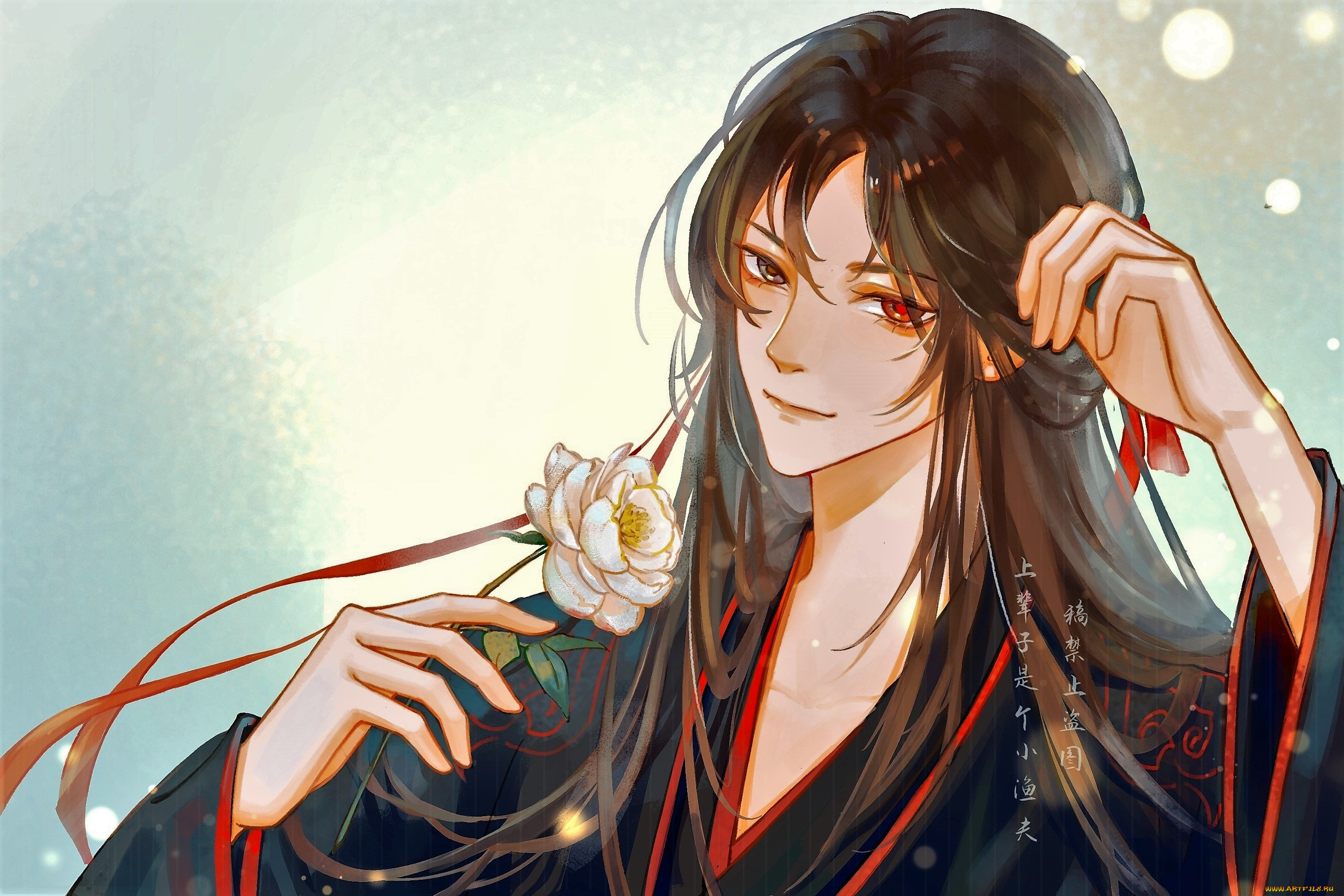 аниме, mo, dao, zu, shi, вэй, усянь, цветок