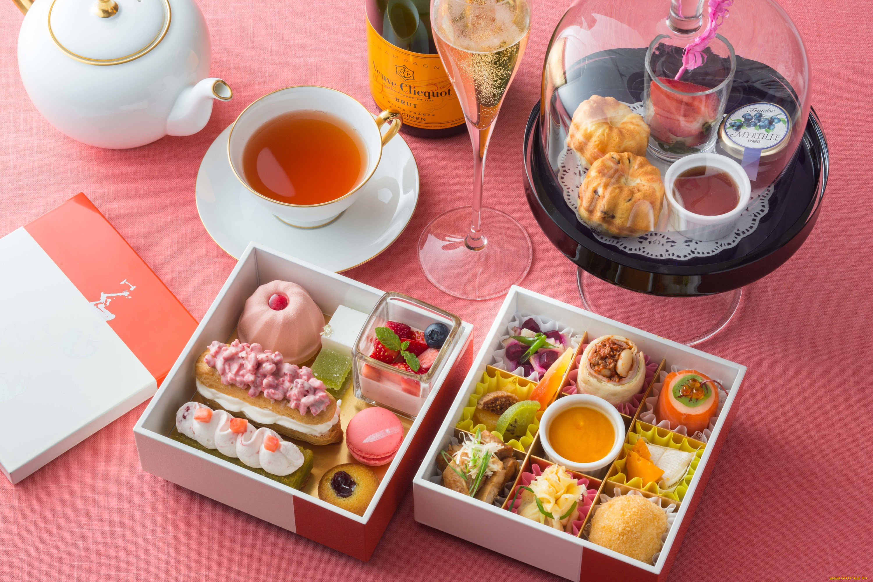 еда, разное, десерты, фрукты, чай, вино, кексы