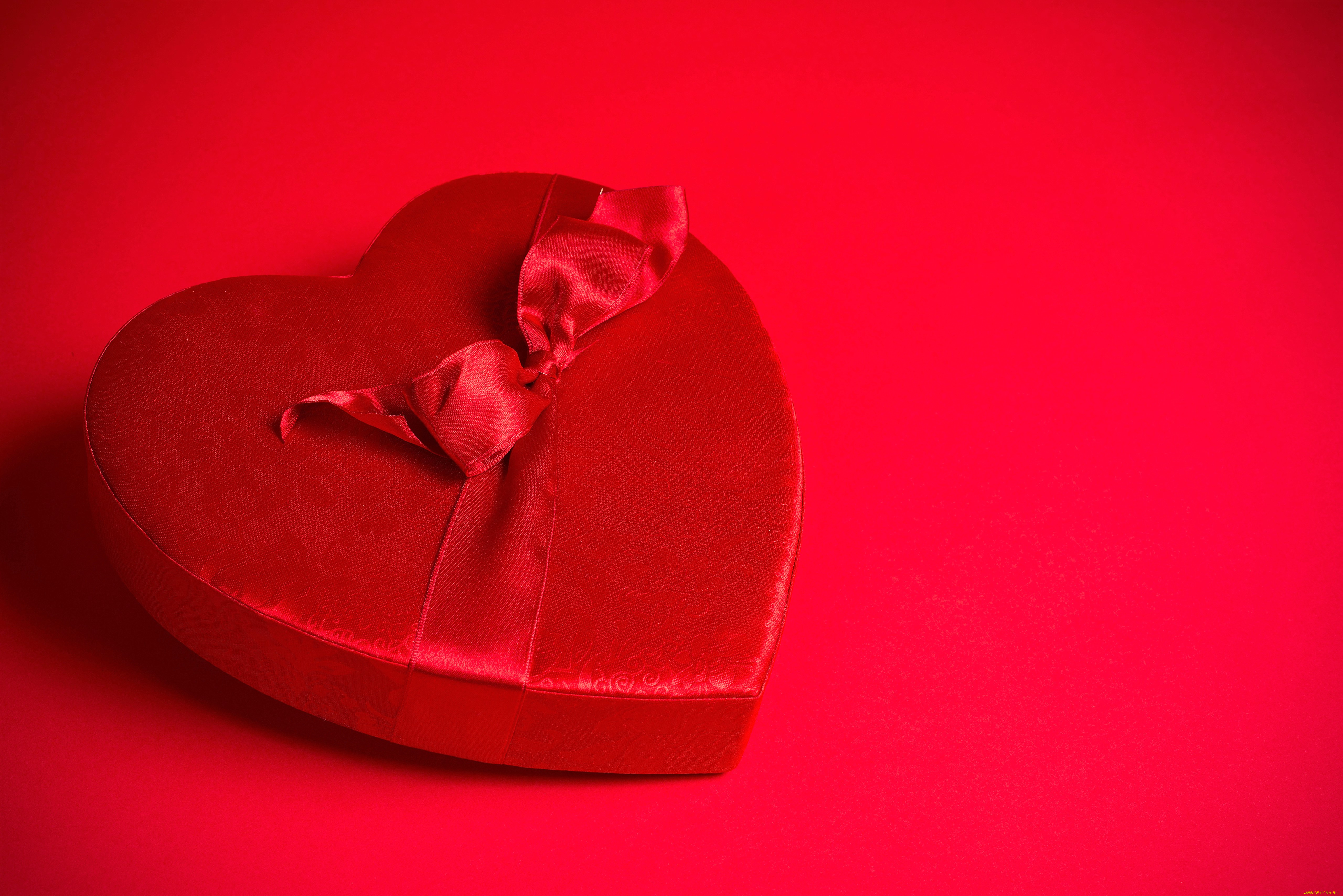 праздничные, день, святого, валентина, , сердечки, , любовь, коробка, сердечко, лента