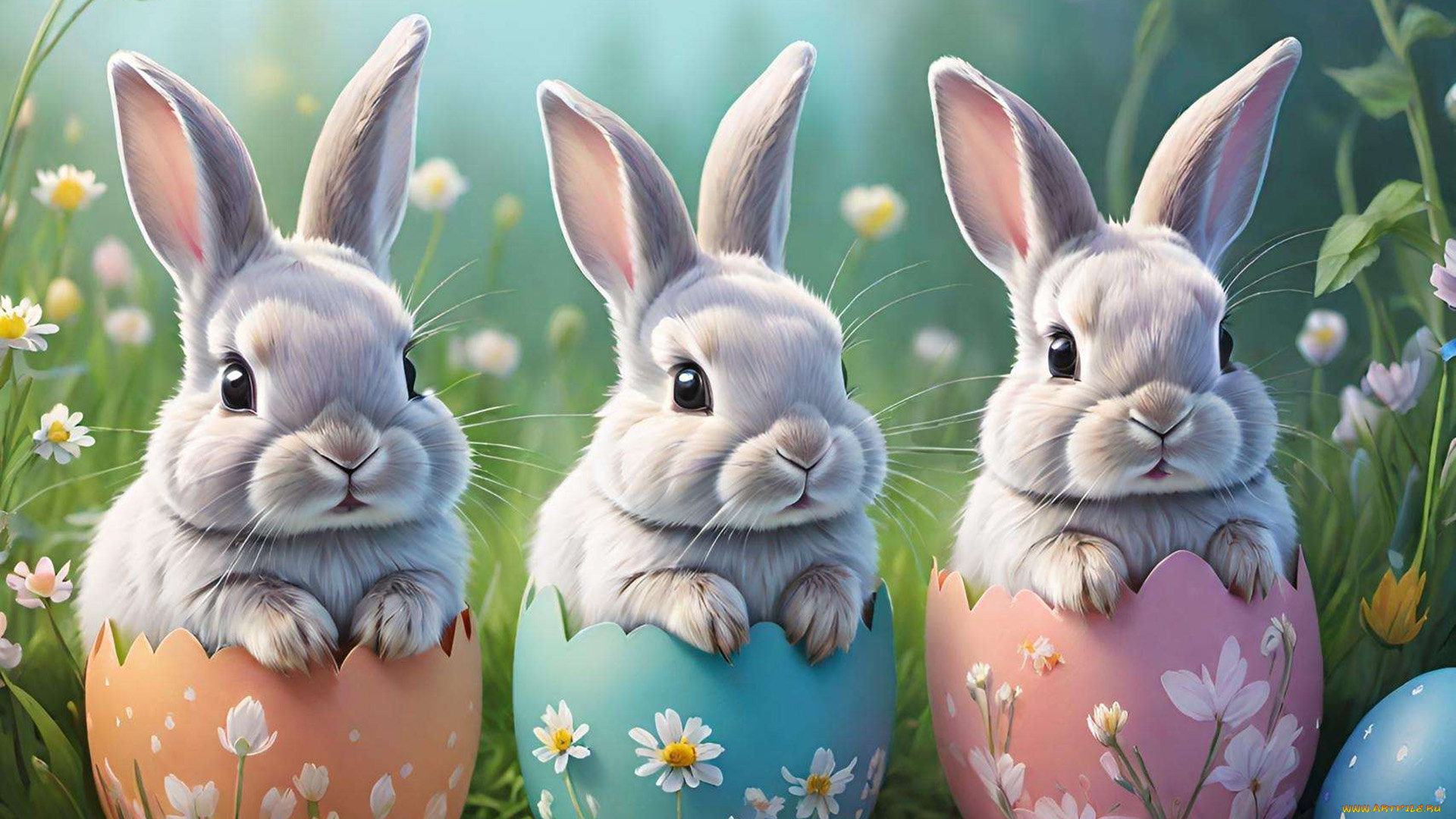 рисованное, праздники, нейросети, графика, нейроарт, ai, art, нейронные, сети, рисунки, нейро, искусство, нейрографика, graphics, neuroart, neural, networks, drawings, neuro, neurography, пасха, кролик, яйцо