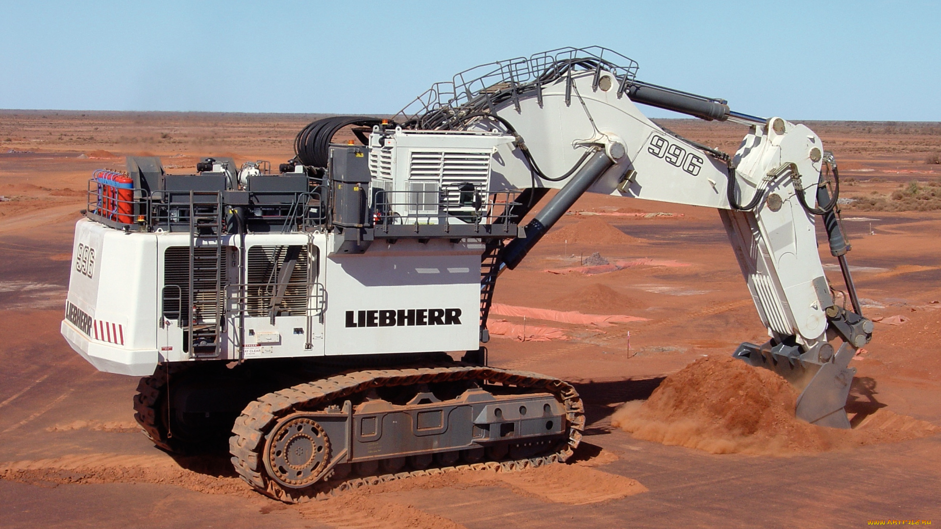 техника, экскаваторы, liebherr