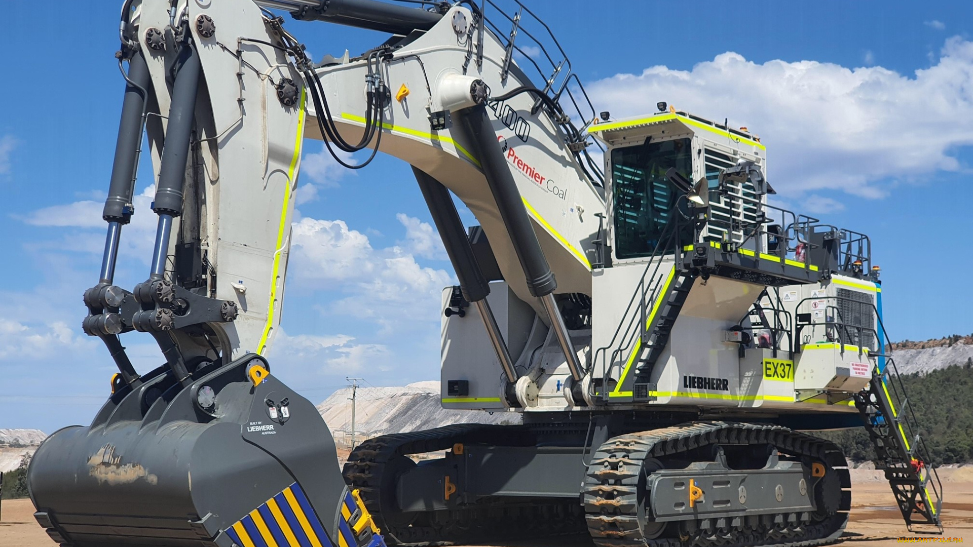 техника, экскаваторы, liebherr