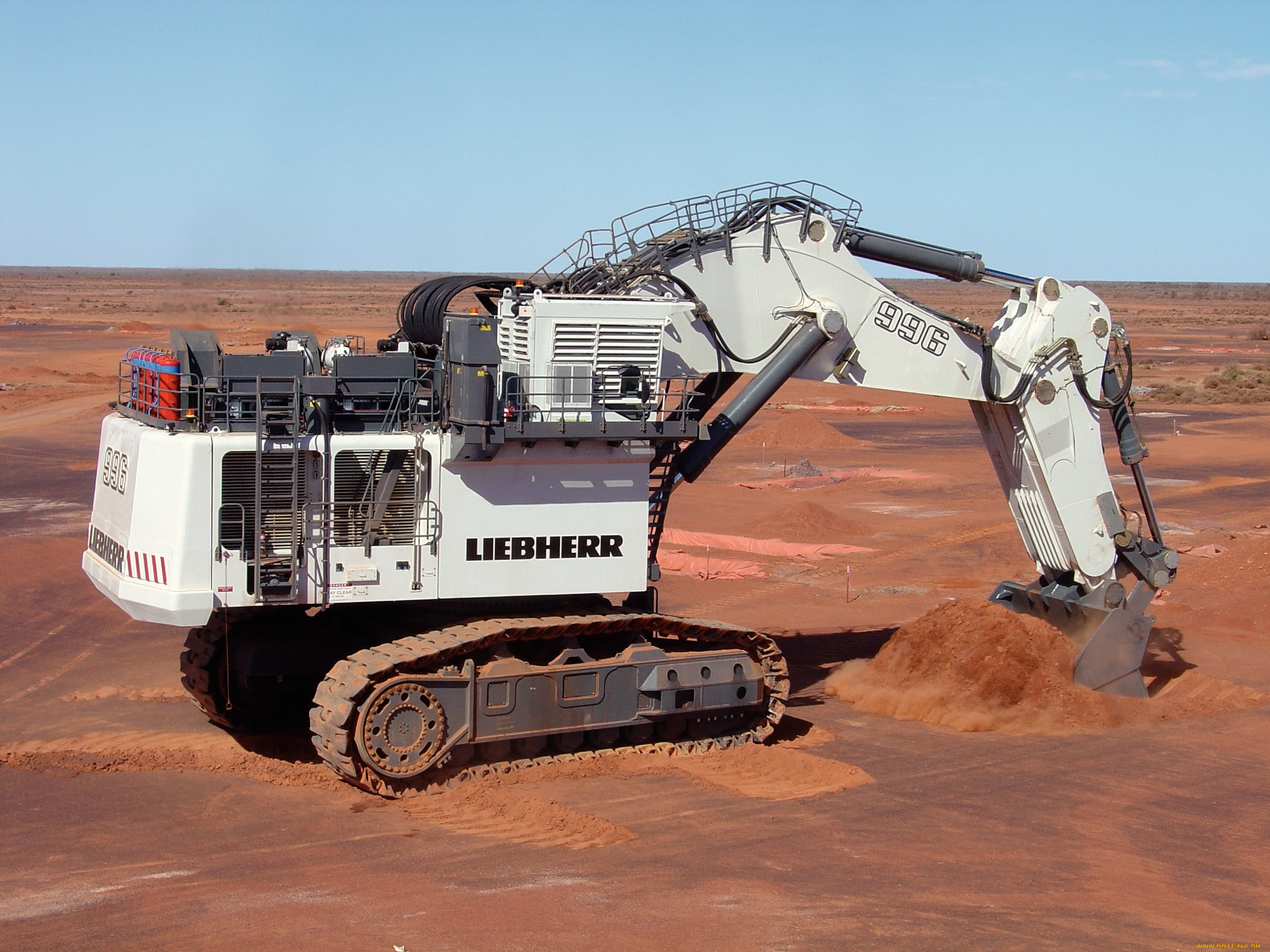 техника, экскаваторы, liebherr