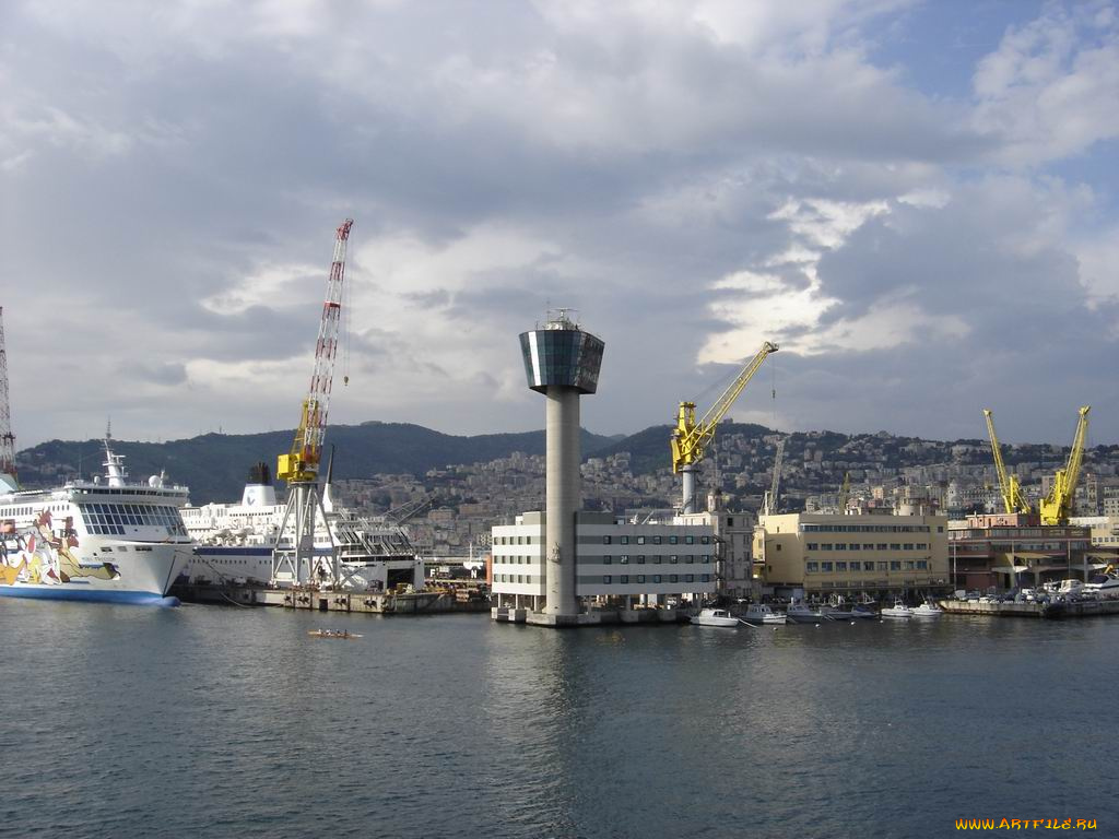 genova, корабли, порты, причалы