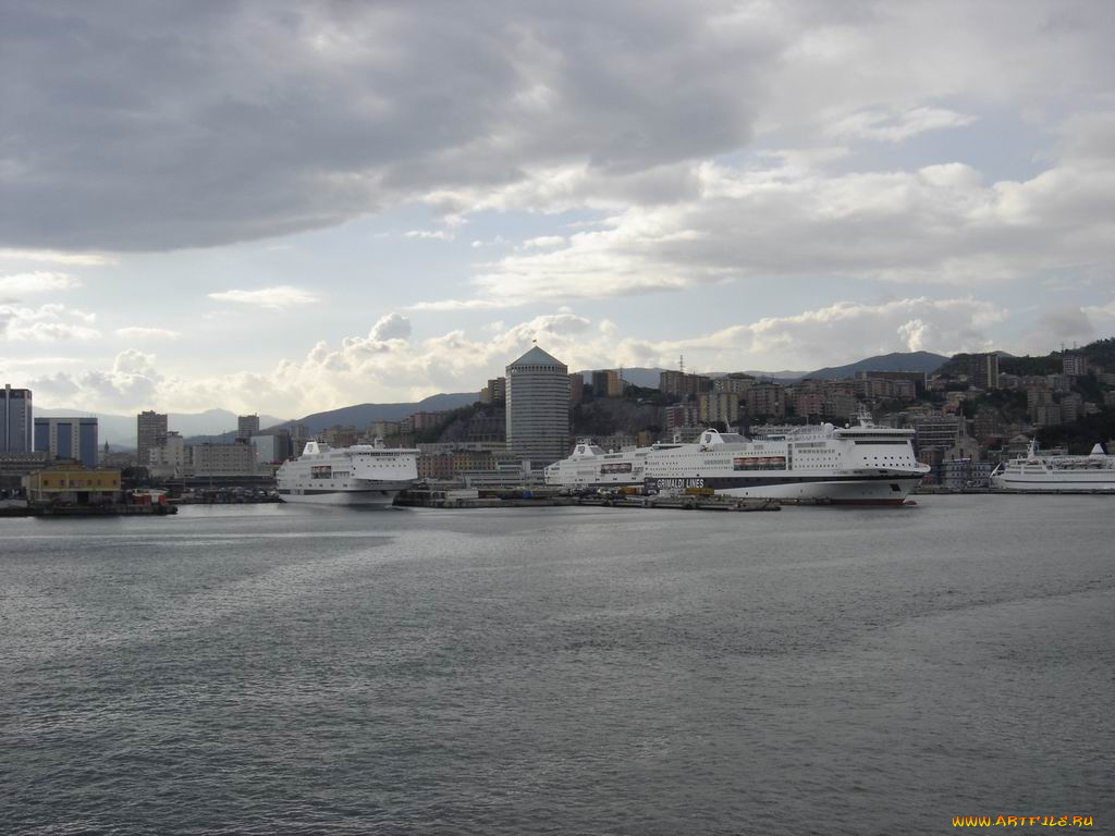 genova, корабли, порты, причалы