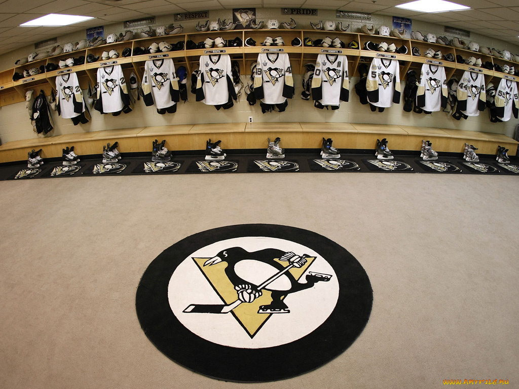 раздевалка, питсбурга, спорт, nhl