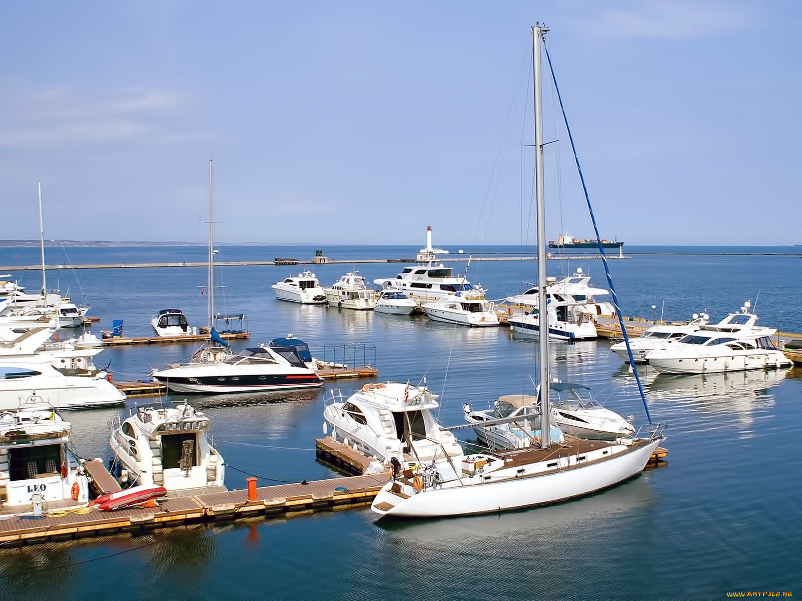 корабли, порты, причалы