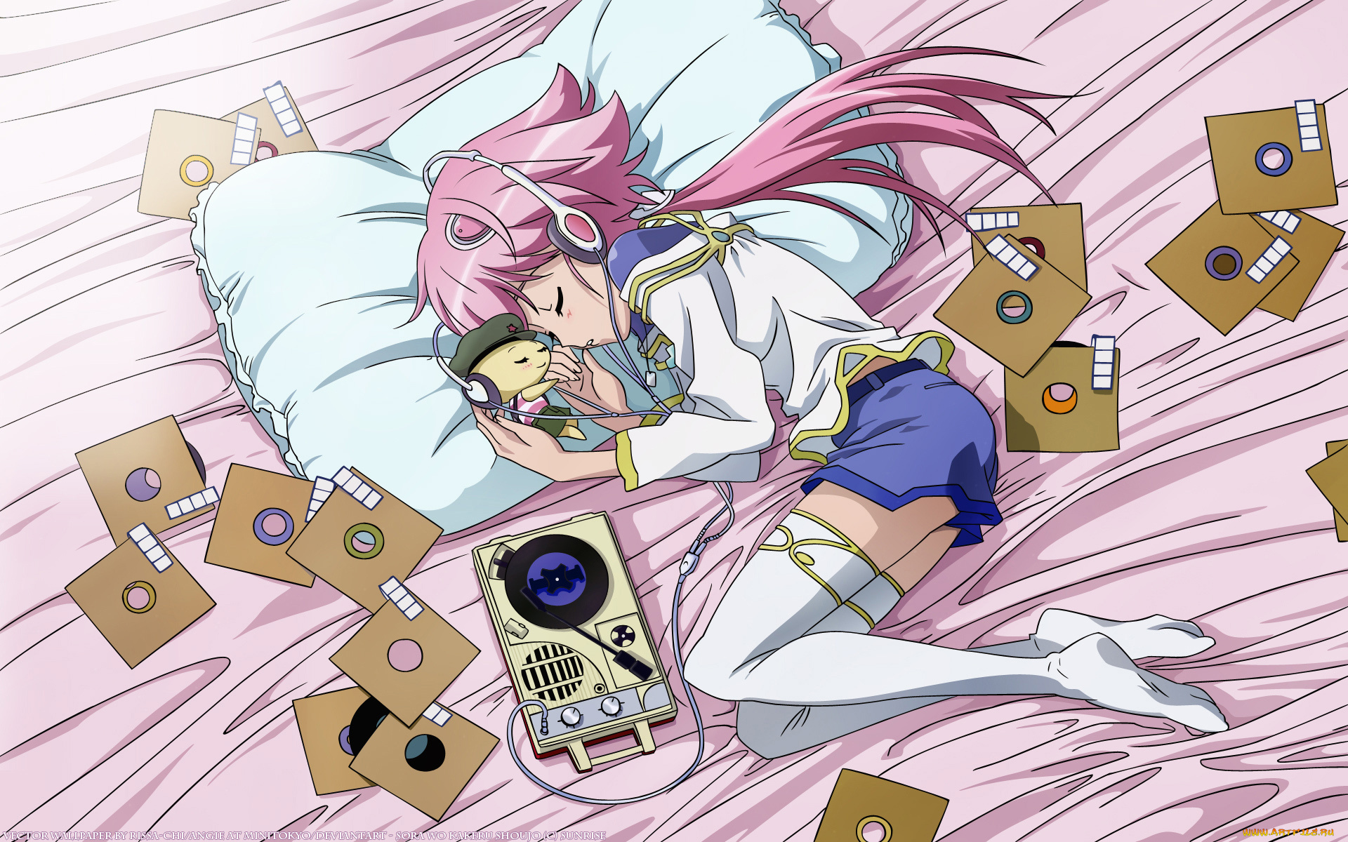 аниме, sora, kakeru, shoujo