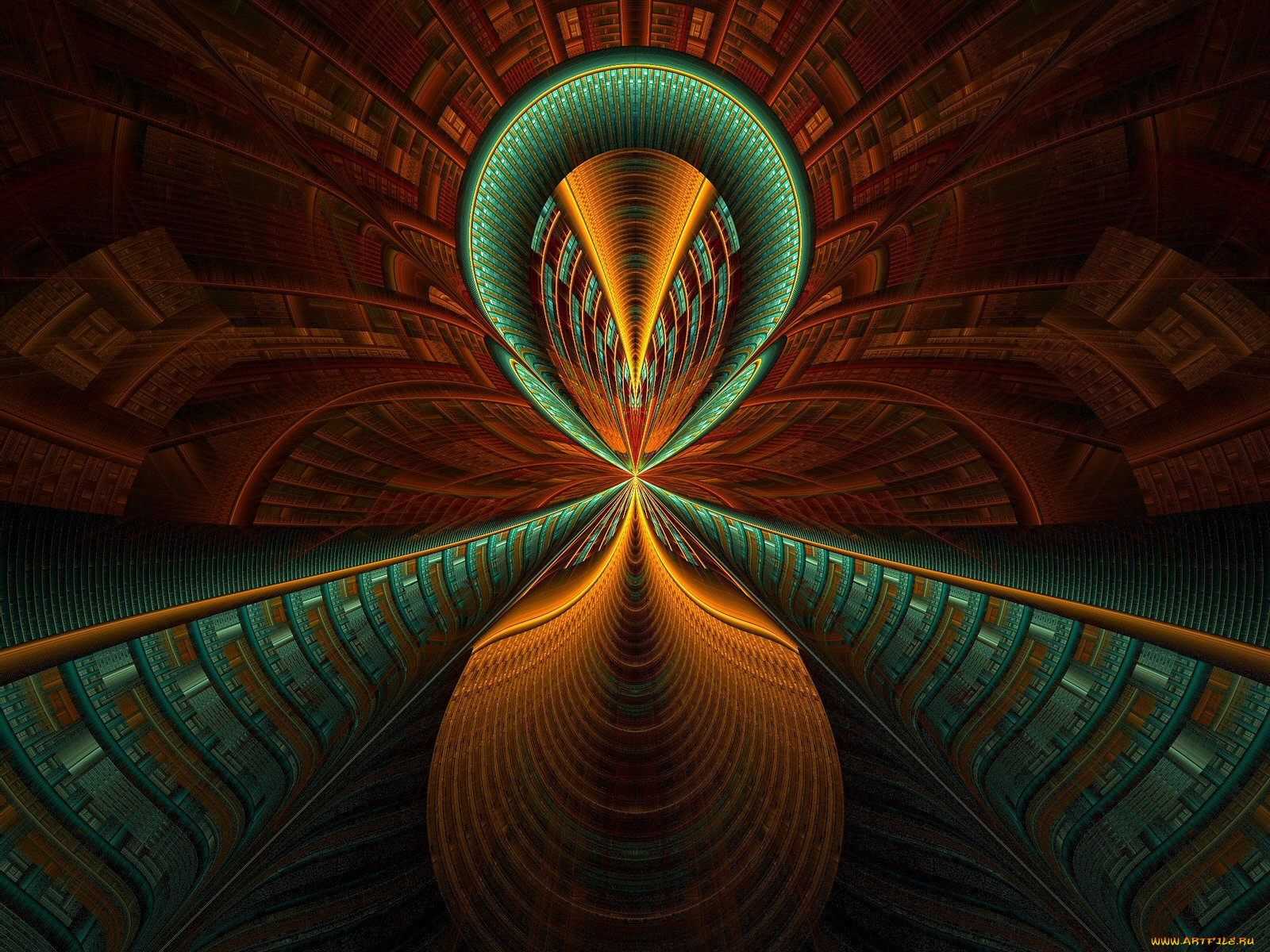 3д, графика, fractal, фракталы, узор, цвета, фон