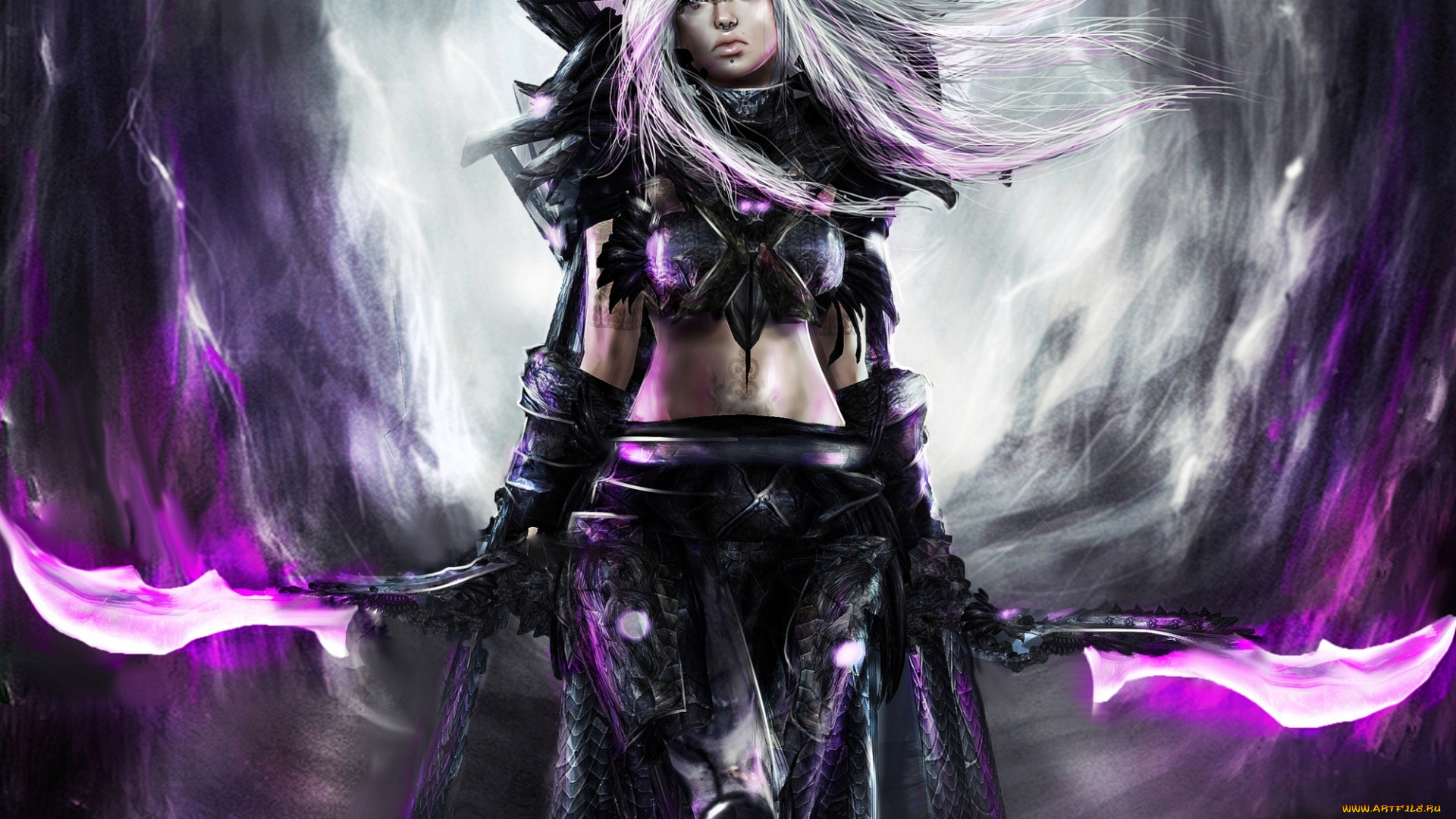 3д, графика, elves, эльфы, эльф, девушка, оружие