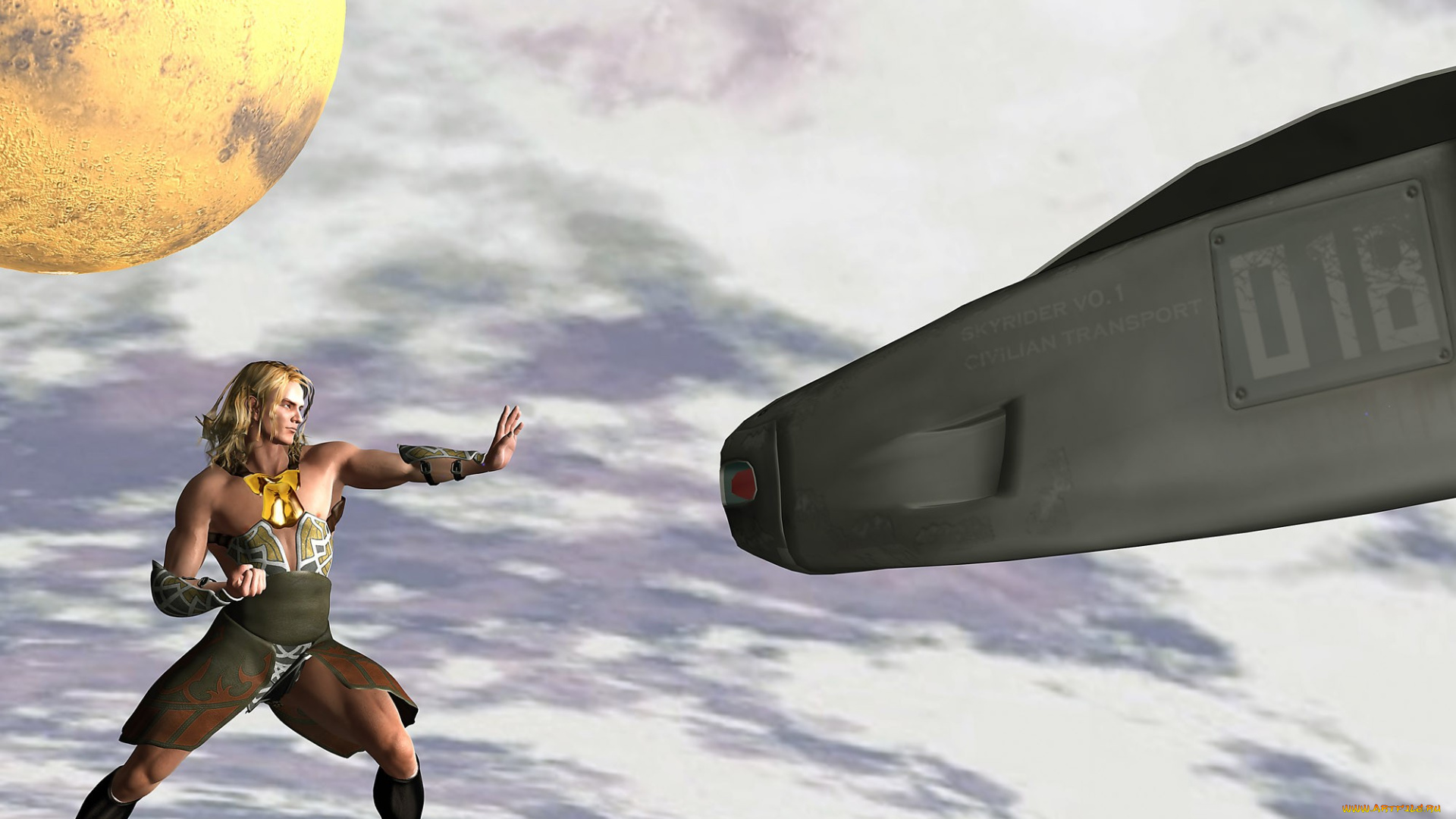 3д, графика, fantasy, фантазия, планета