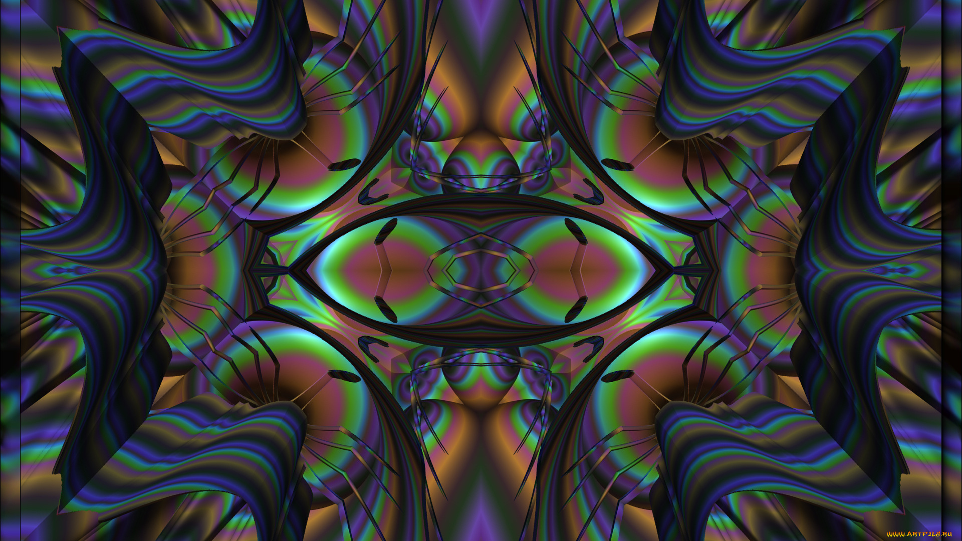 3д, графика, fractal, фракталы, цвет, узор, фон, линии