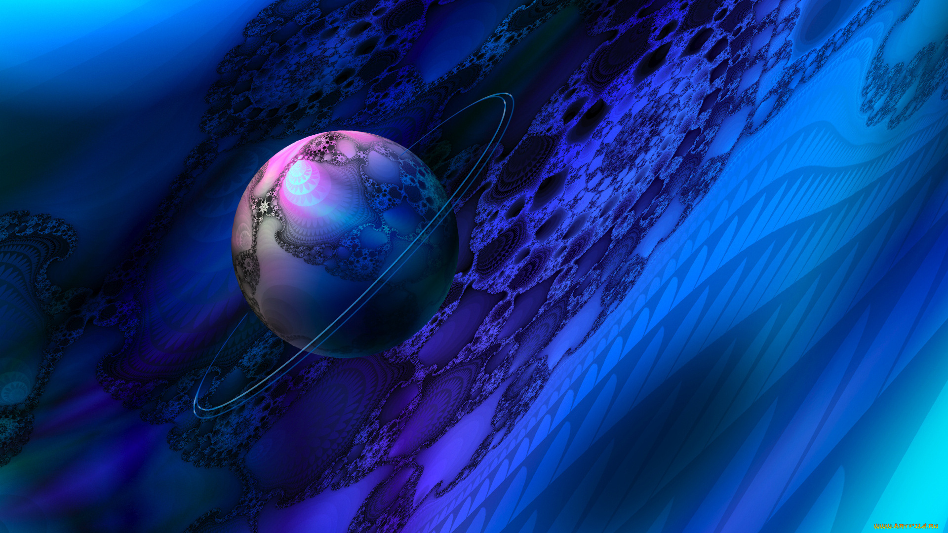 3д, графика, fractal, фракталы, узор, цвета, фон