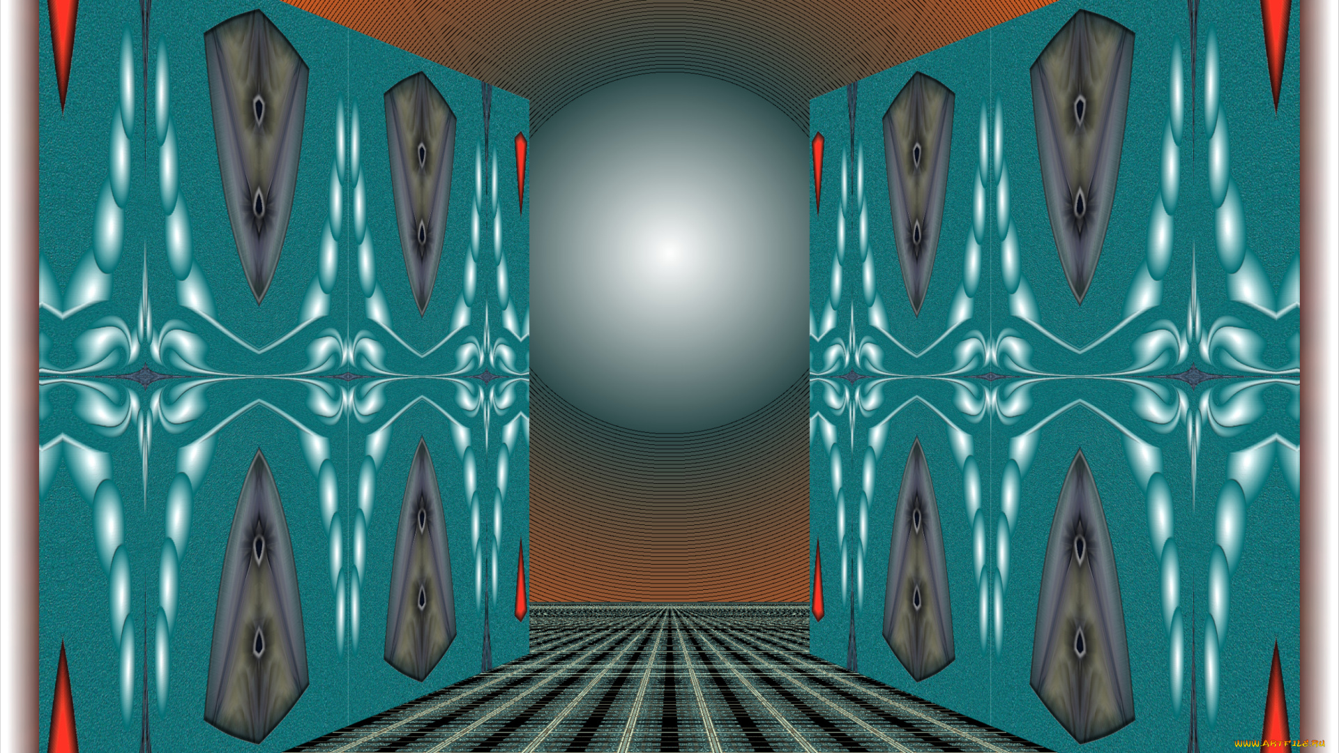 3д, графика, fractal, фракталы, узор, цвета, фон