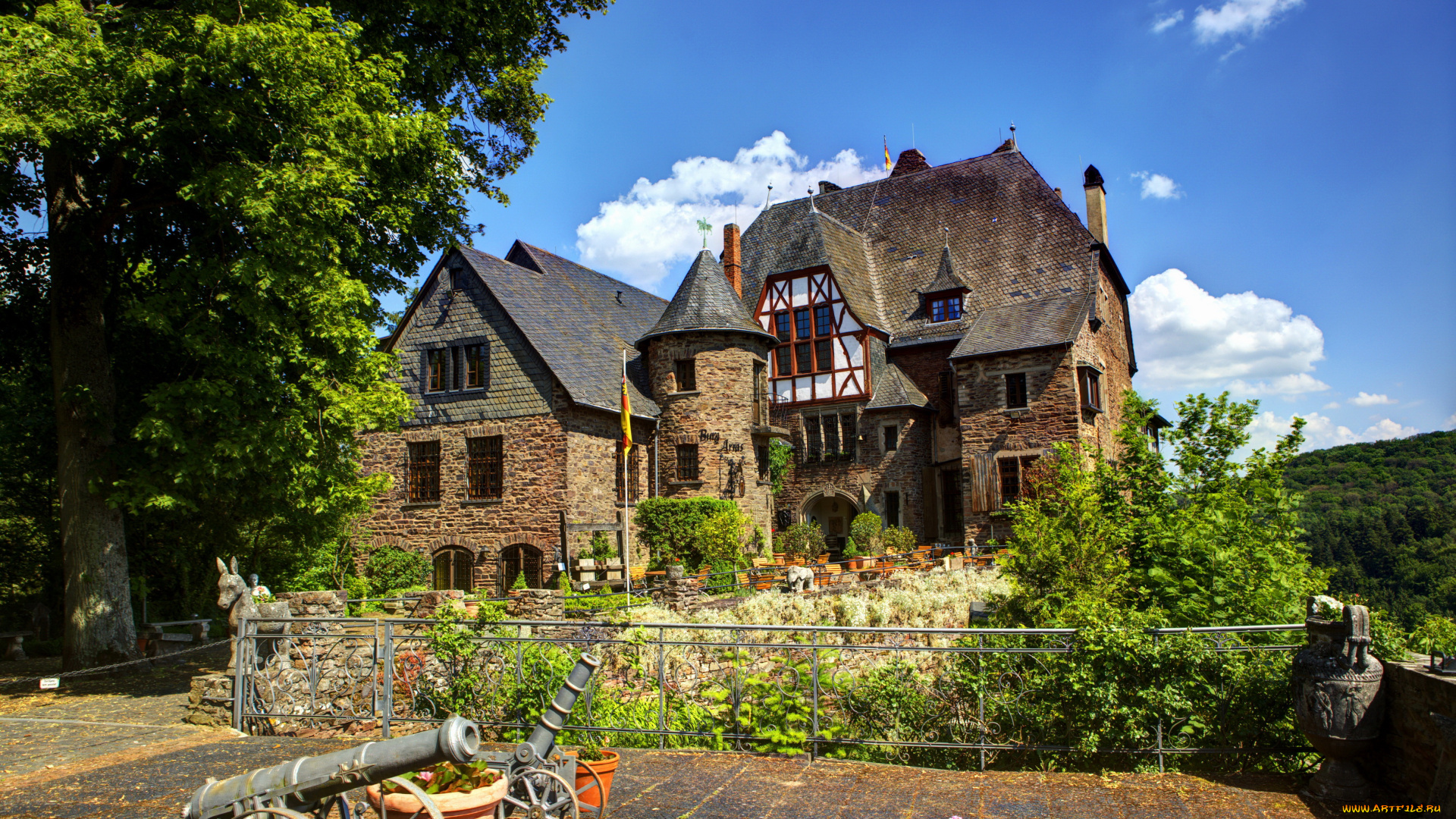 burg, arras, германия, города, дворцы, замки, крепости, замок