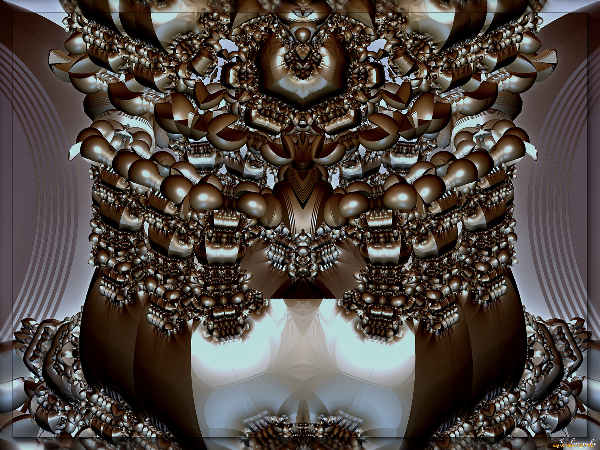 3д, графика, fractal, фракталы, фон, линии, узор, цвет