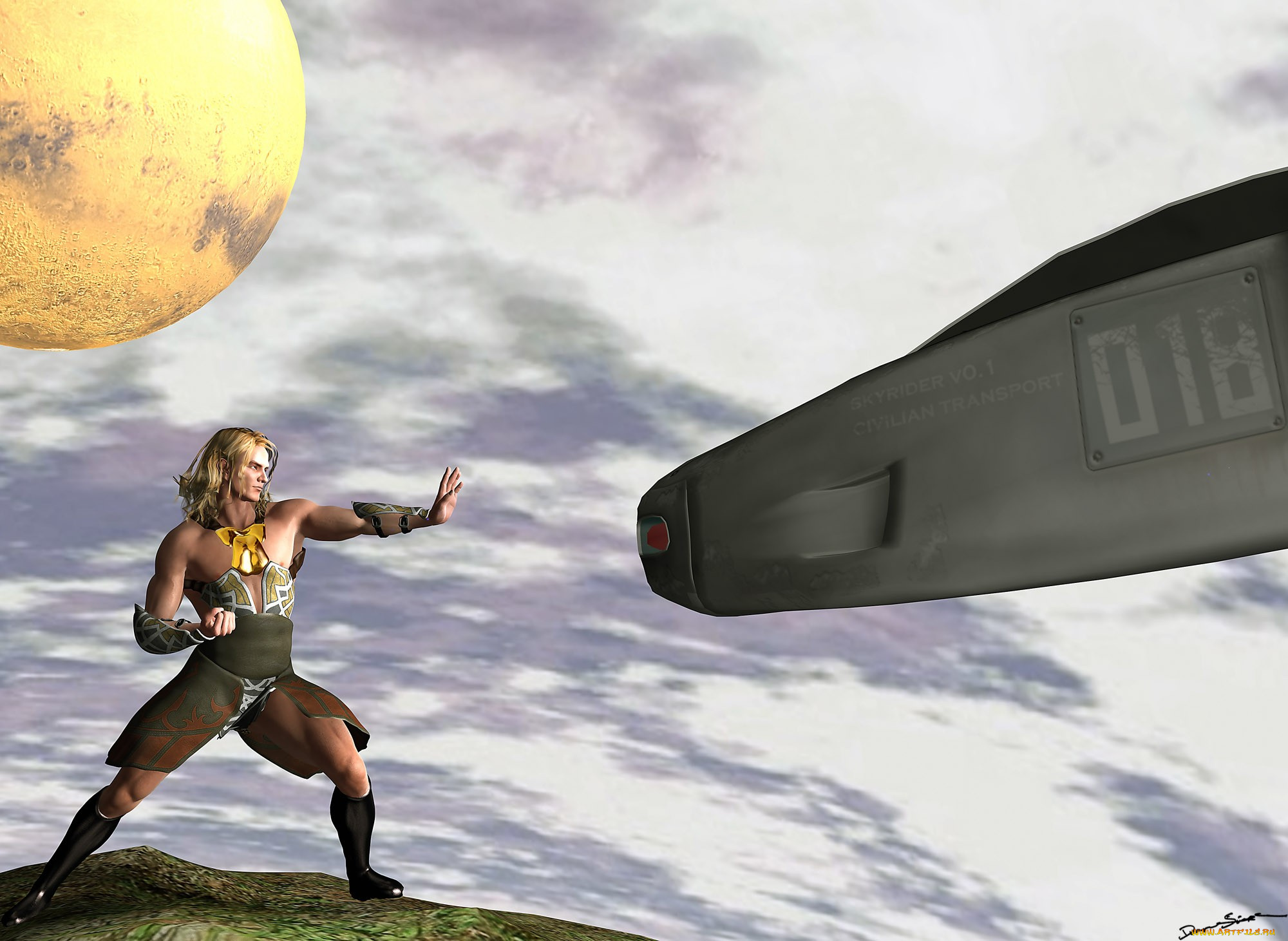 3д, графика, fantasy, фантазия, планета