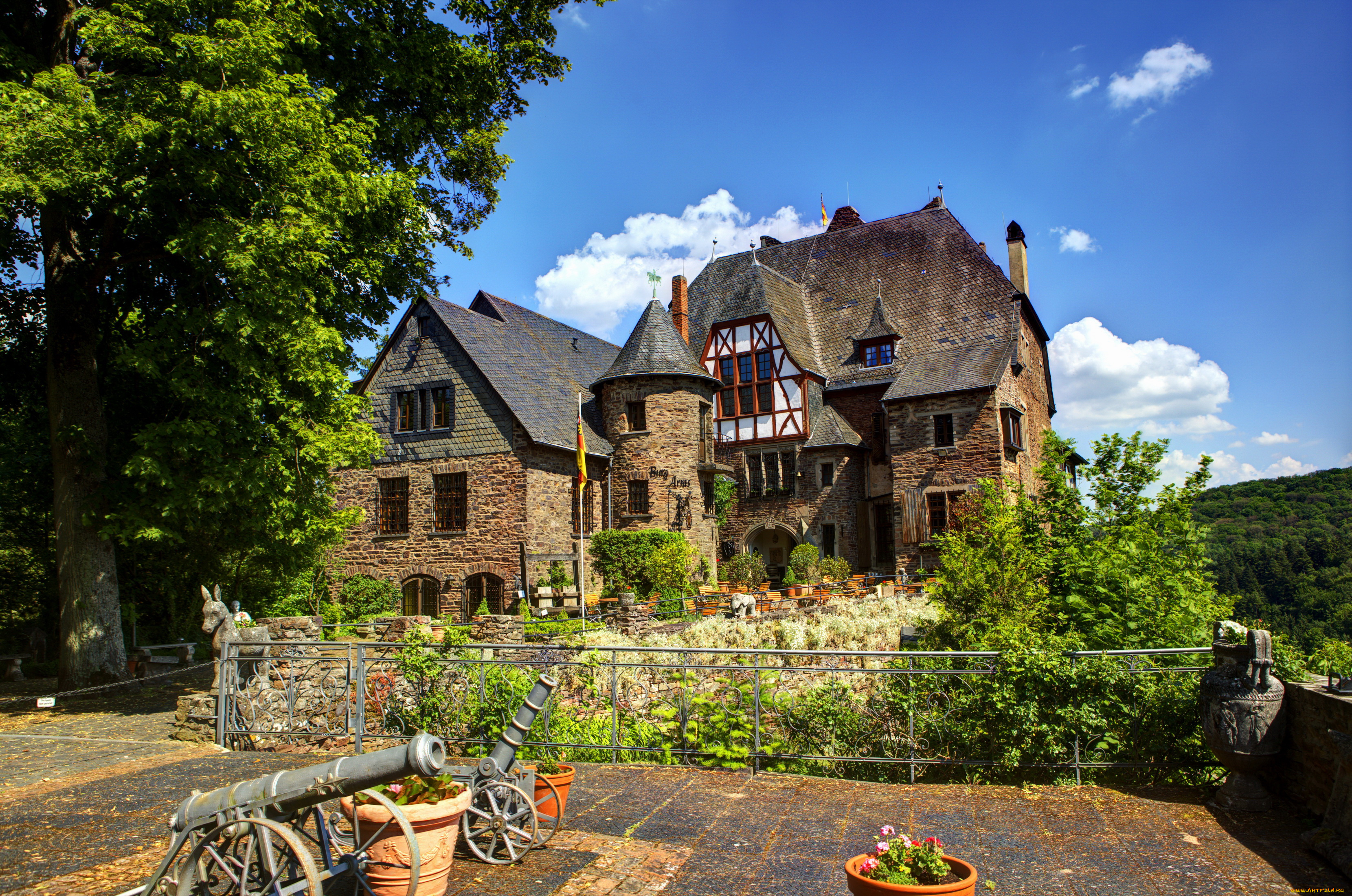 burg, arras, германия, города, дворцы, замки, крепости, замок