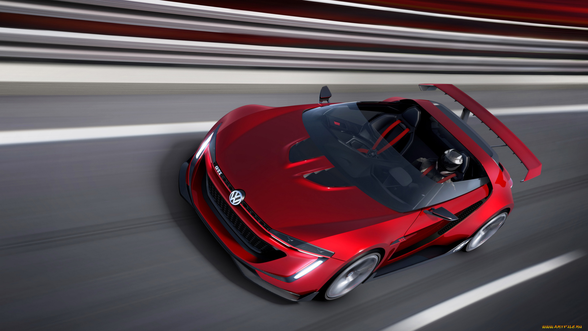 2014, volkswagen, gti, roadster, автомобили, volkswagen, красный, металлик