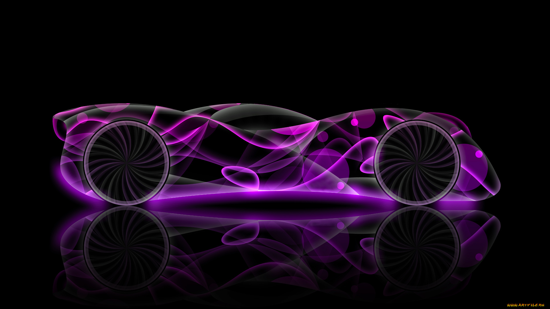 автомобили, 3д, фон, колеса